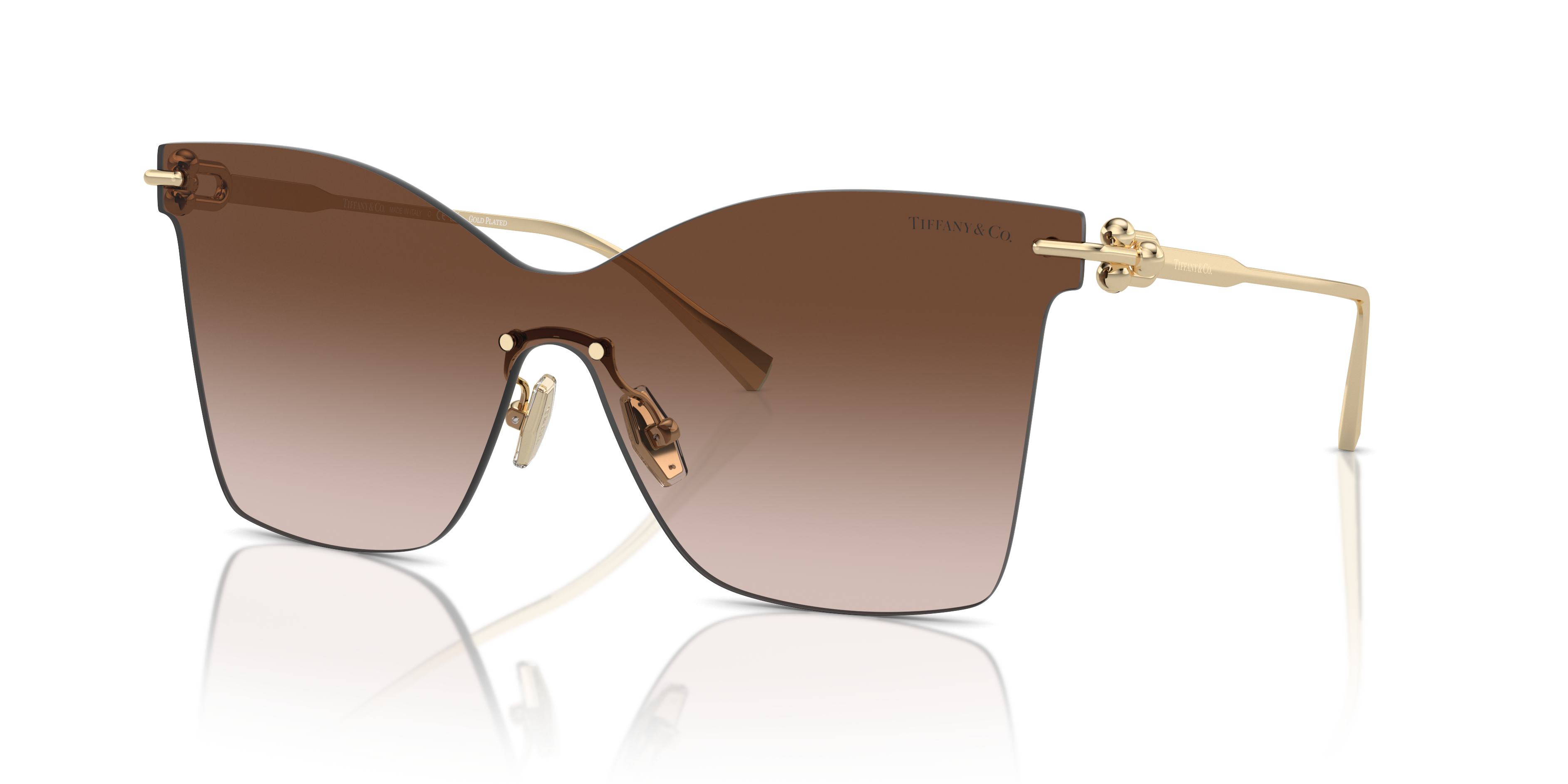 Occhiali da sole Tiffany TF3103K donna Gold Plated | Originali
