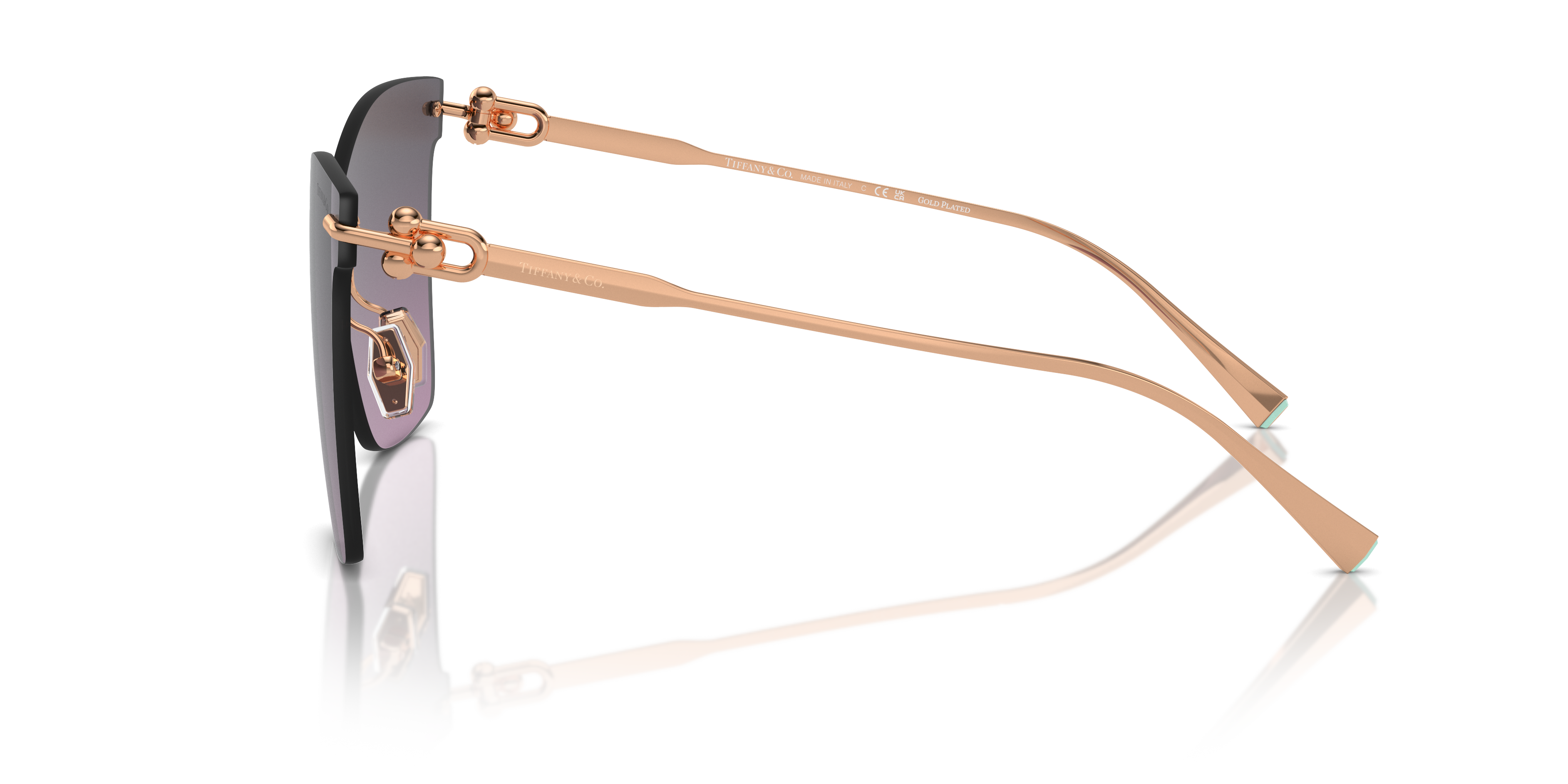 Occhiali da sole Tiffany TF3103K donna Gold Plated | Originali