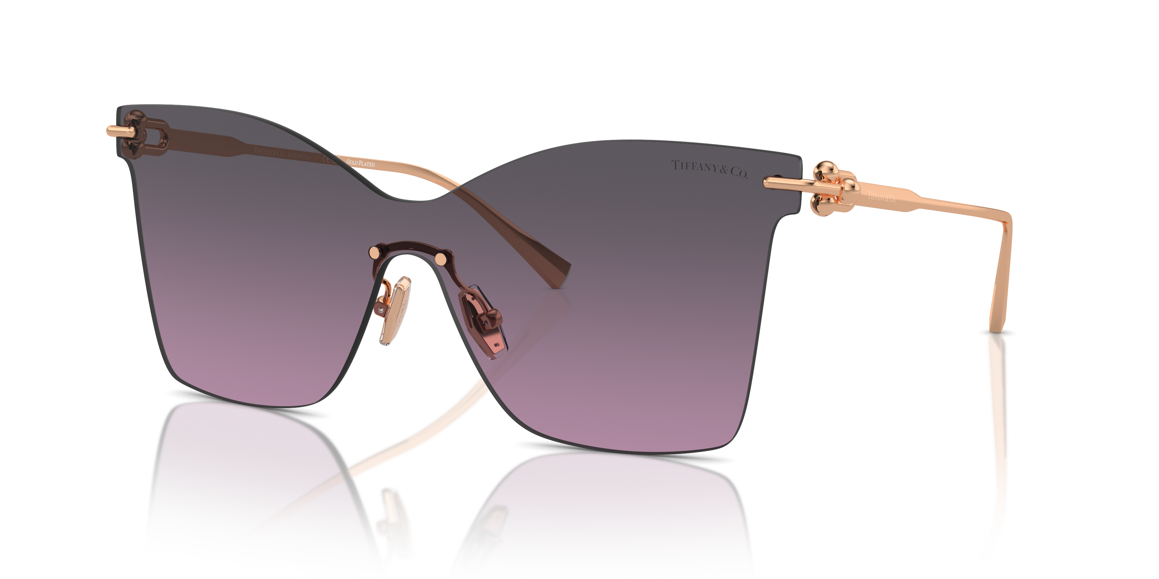 Occhiali da sole Tiffany TF3103K donna Gold Plated | Originali
