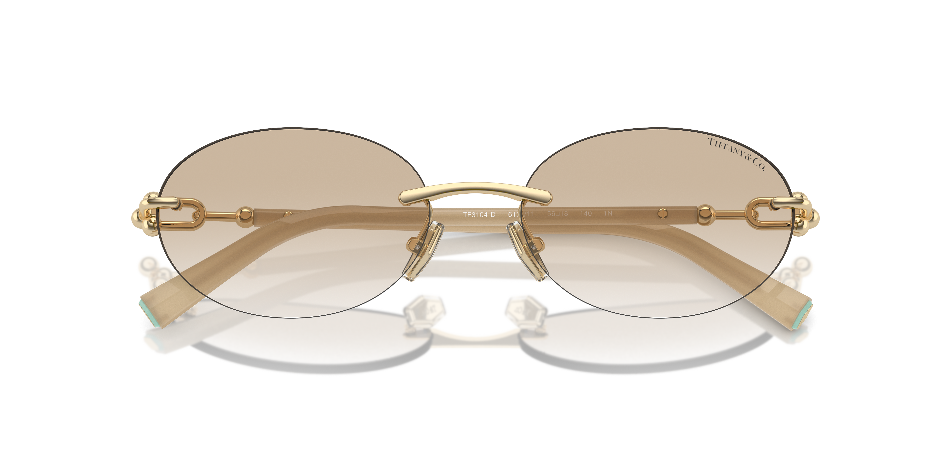 Occhiali da sole Tiffany donna TF3104D Pale Gold | Originali