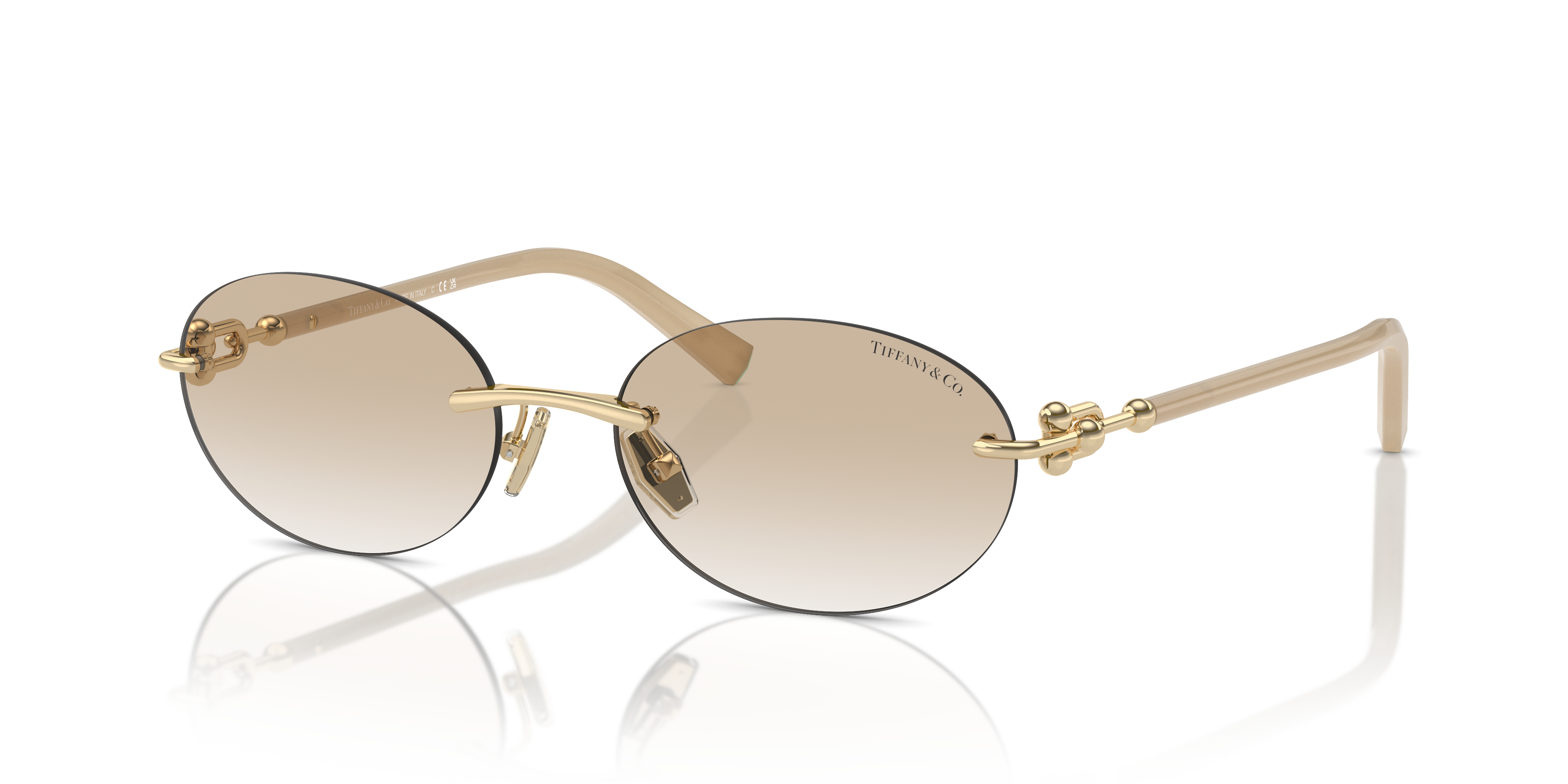 Occhiali da sole Tiffany donna TF3104D Pale Gold | Originali