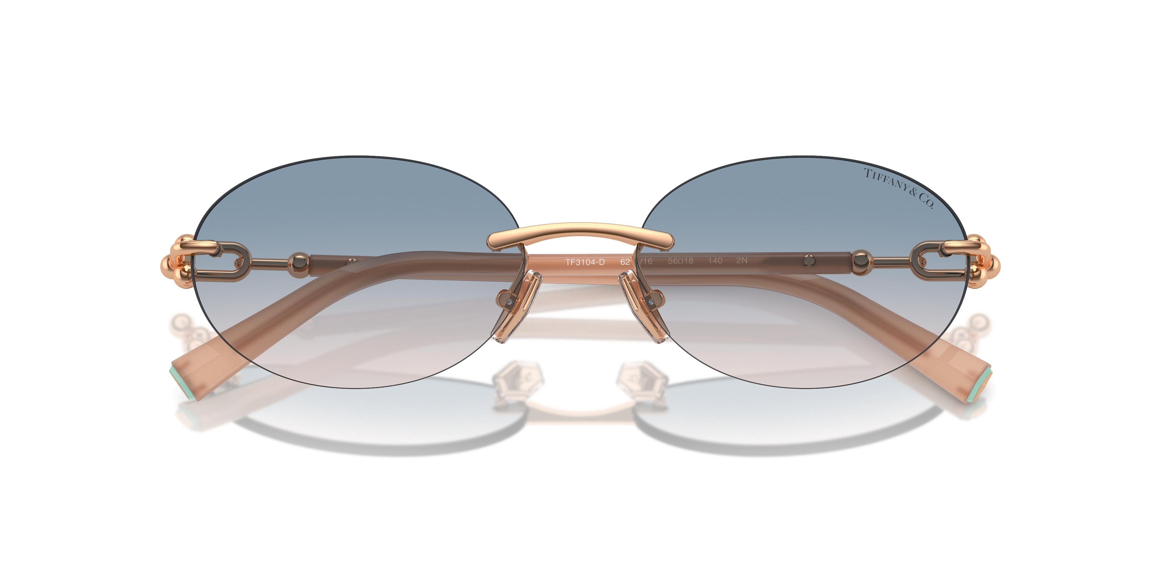 Occhiali da sole Tiffany donna TF3104D Pale Gold | Originali