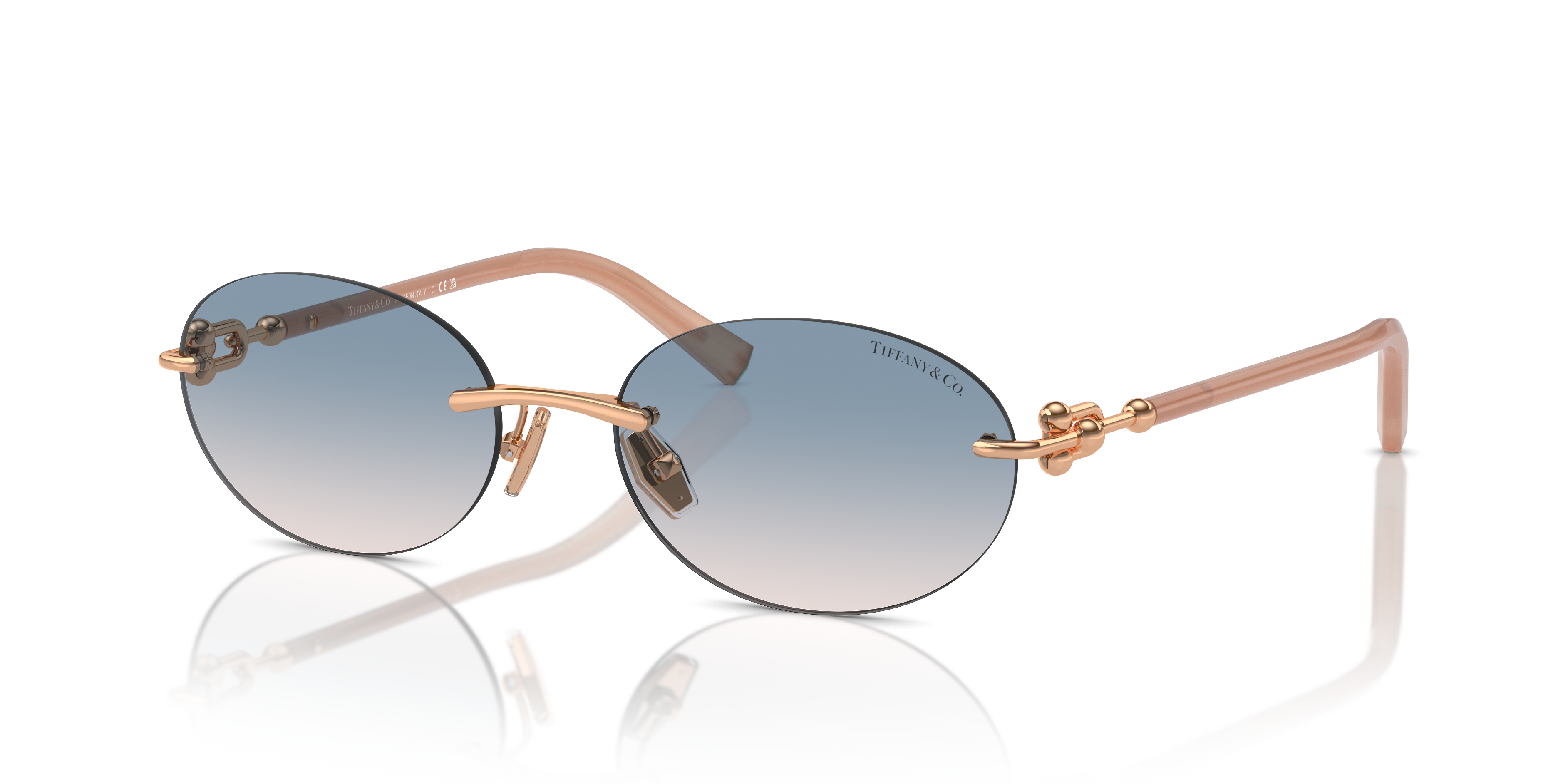 Occhiali da sole Tiffany donna TF3104D Pale Gold | Originali