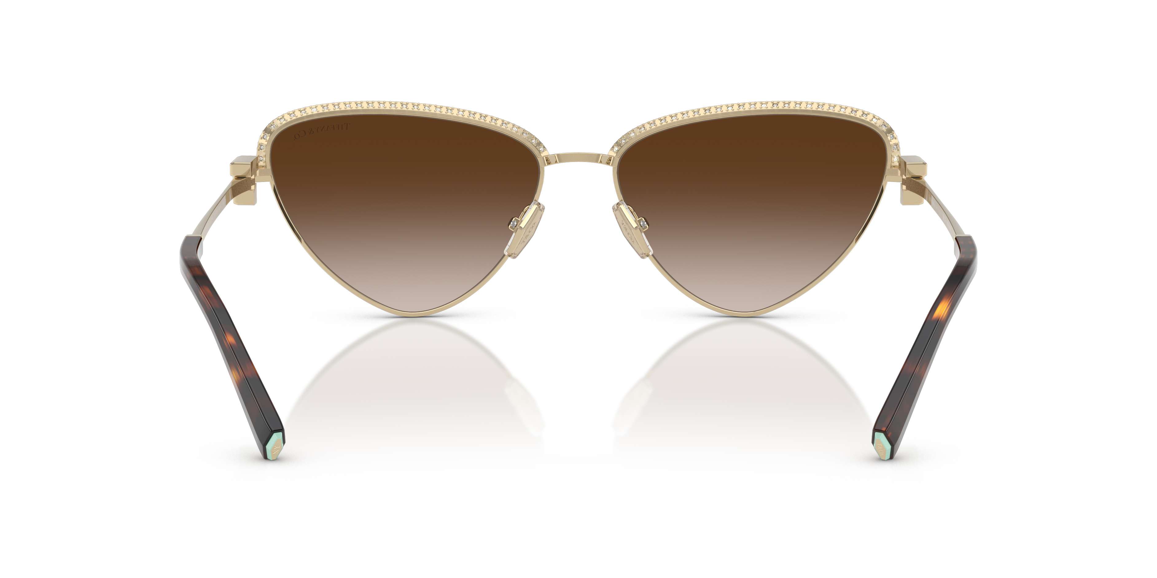 Occhiali da Sole Donna Tiffany TF3107KB Silver Gold Plated - Originali