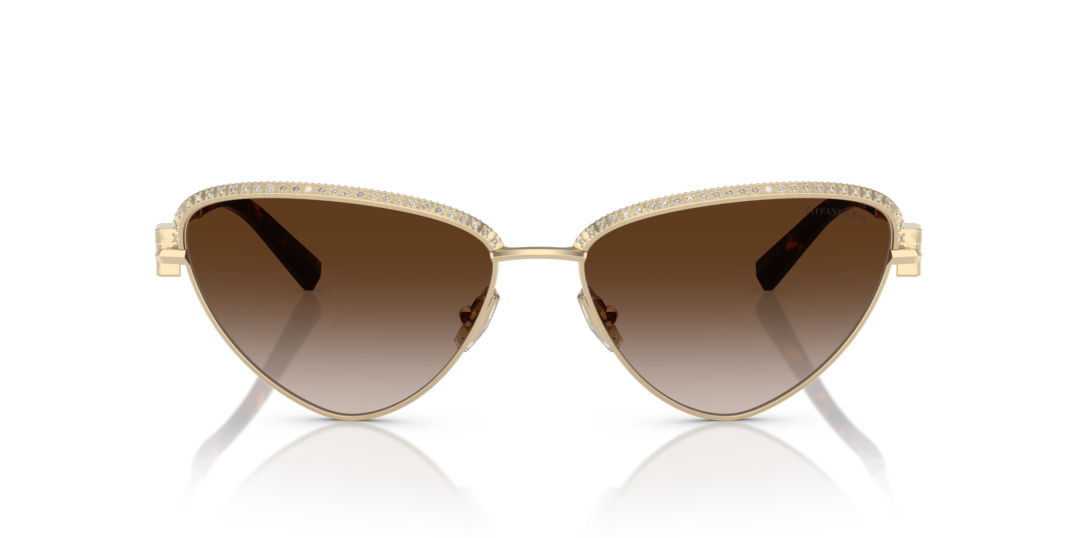 Occhiali da Sole Donna Tiffany TF3107KB Silver Gold Plated - Originali
