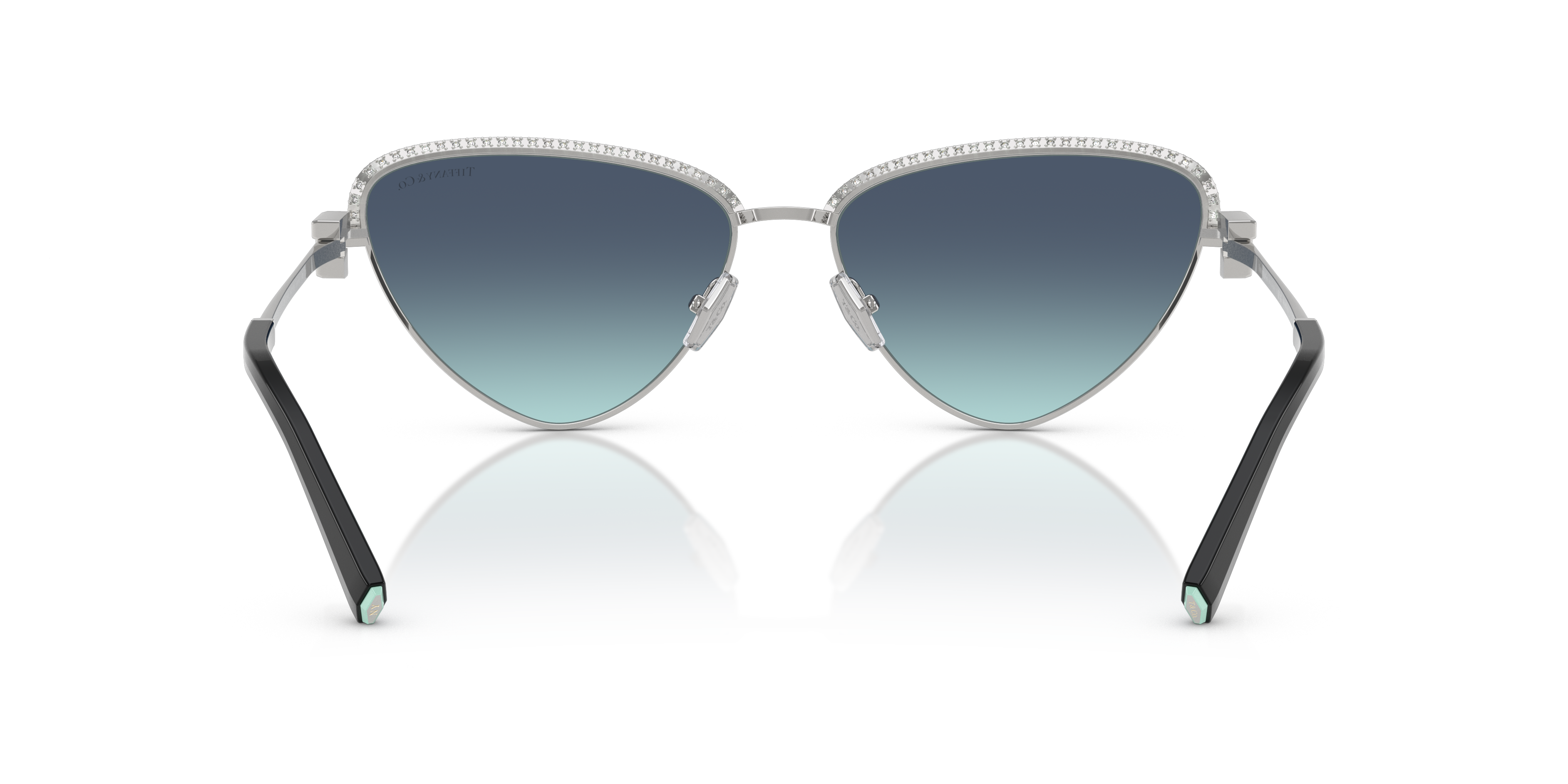 Occhiali da Sole Donna Tiffany TF3107KB Silver Gold Plated - Originali
