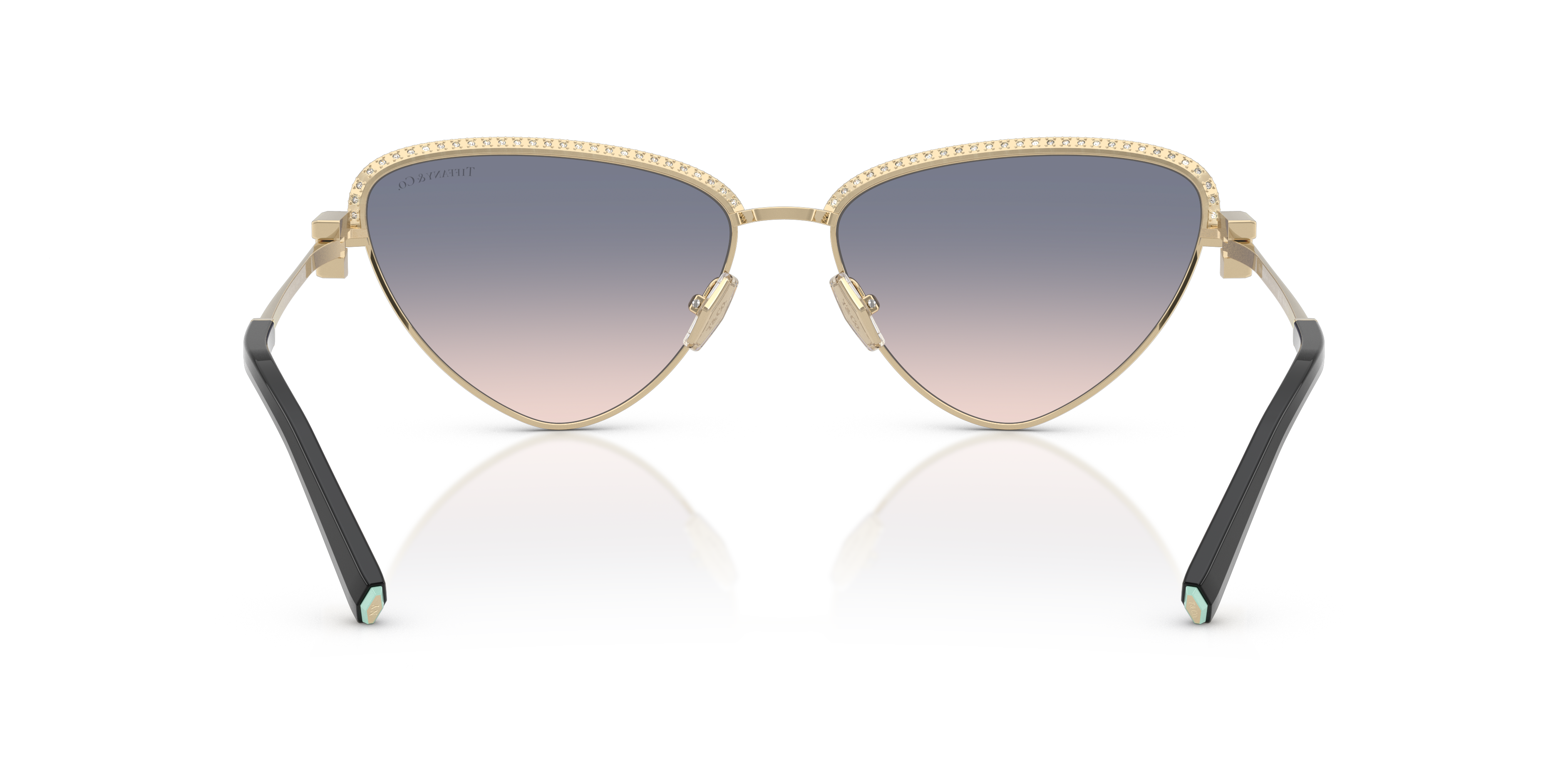 Occhiali da Sole Donna Tiffany TF3107KB Silver Gold Plated - Originali