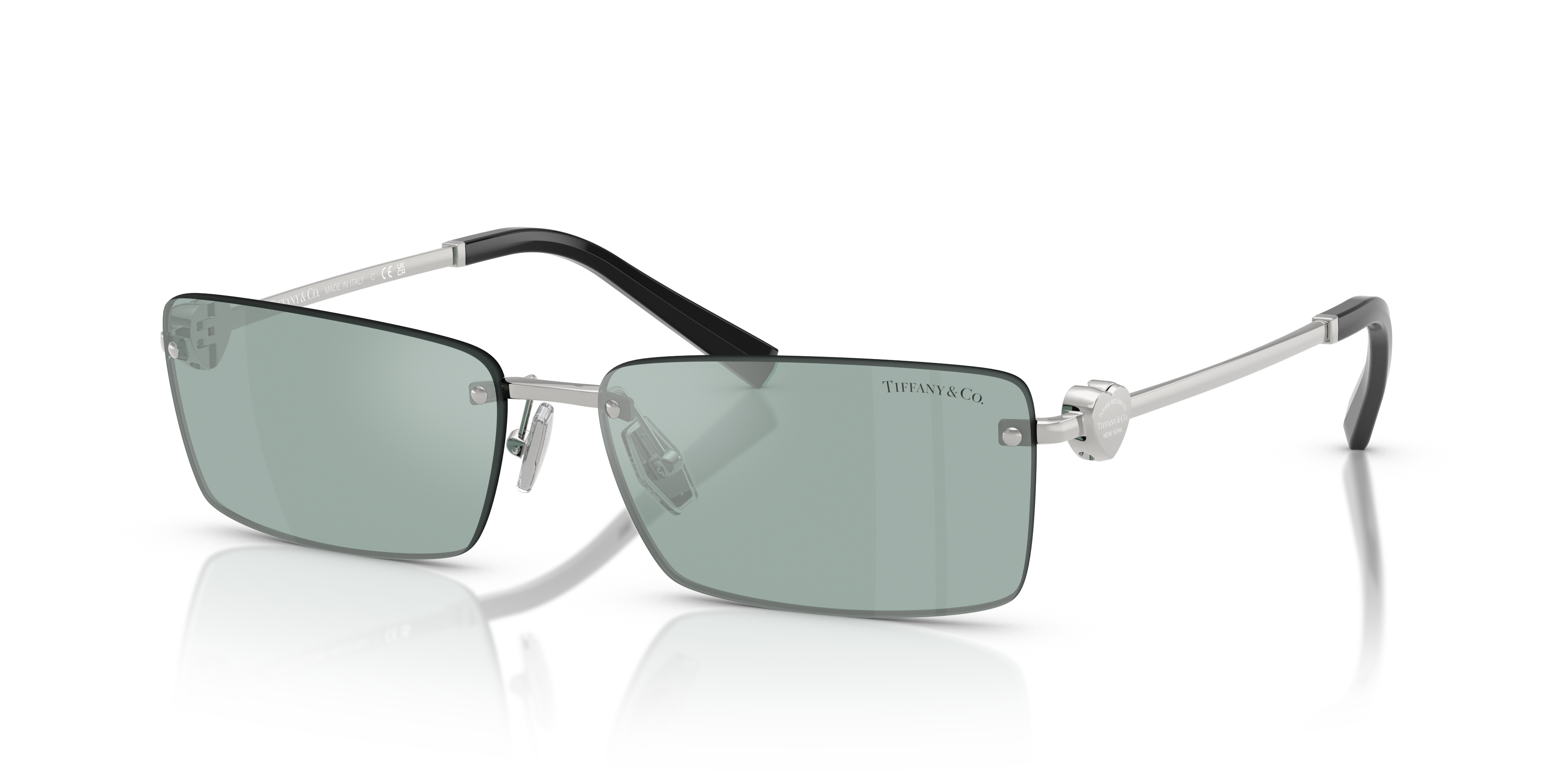 Occhiali da Sole Tiffany TF3108B Silver Originali - Spedizione Veloce