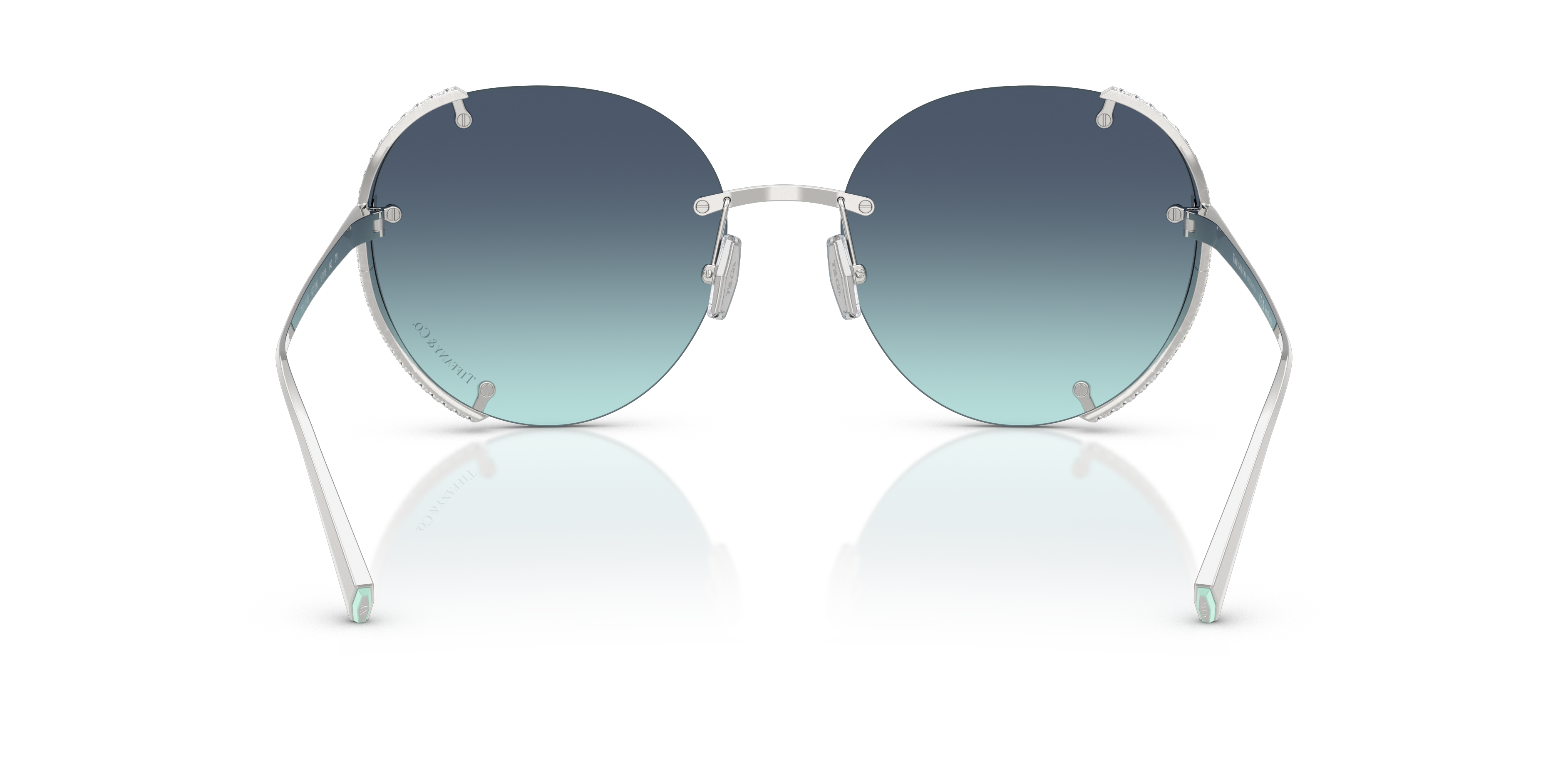 Occhiali da Sole Tiffany 0TF3110KB Donna | Silver Gold Plated