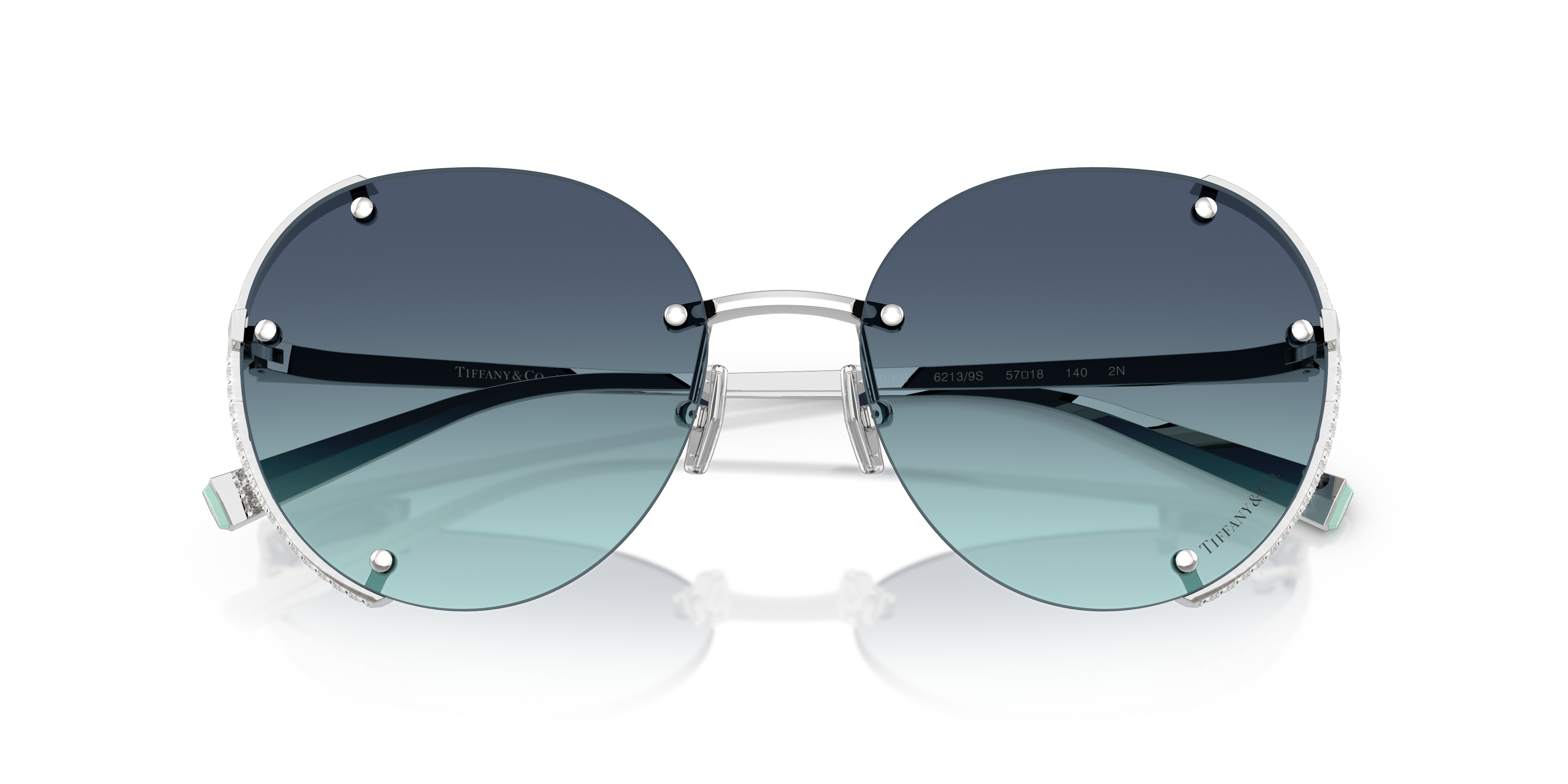 Occhiali da Sole Tiffany 0TF3110KB Donna | Silver Gold Plated