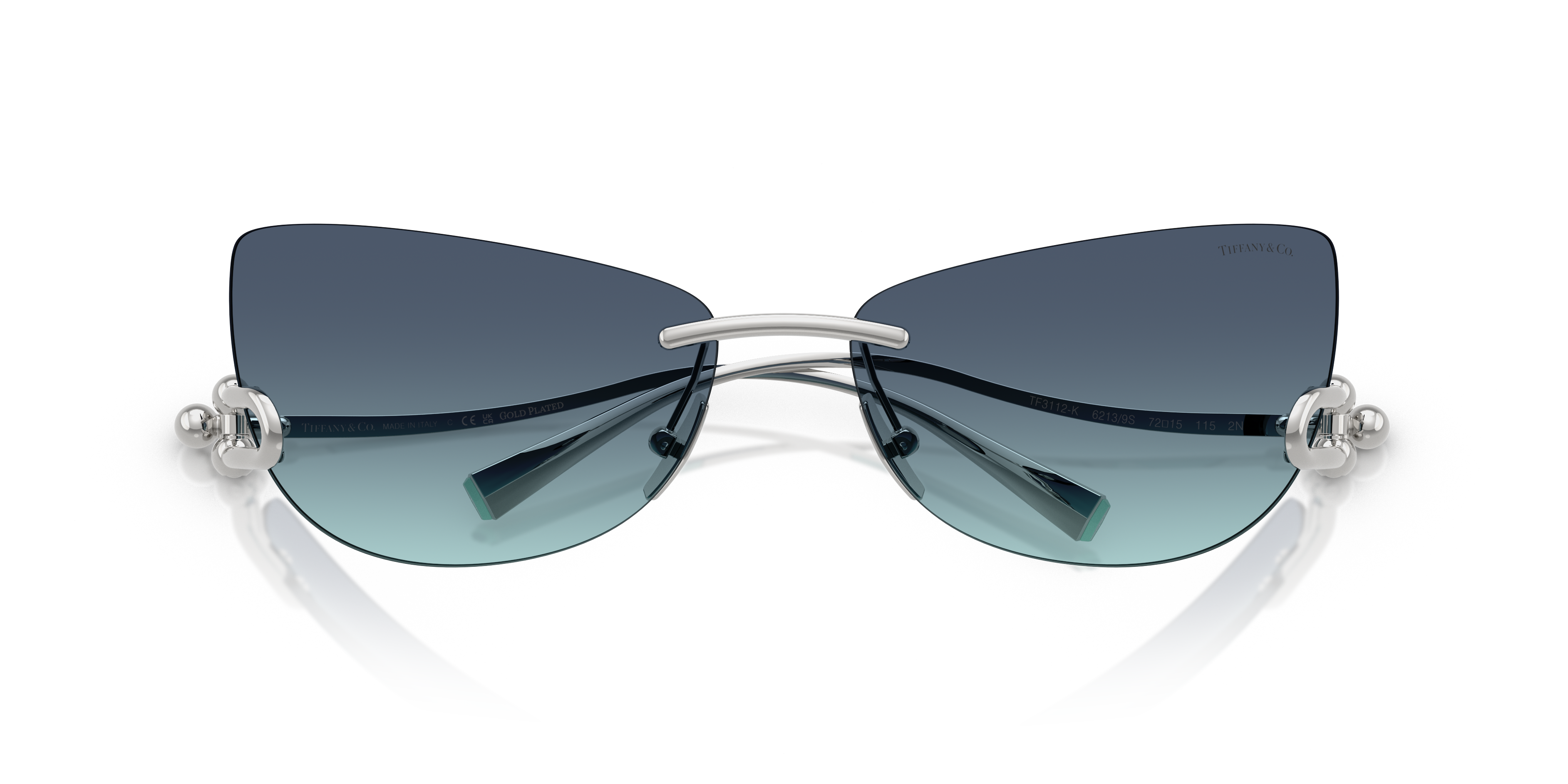 Occhiali da Sole Tiffany 0TF3112K Donna - Silver Gold Plated