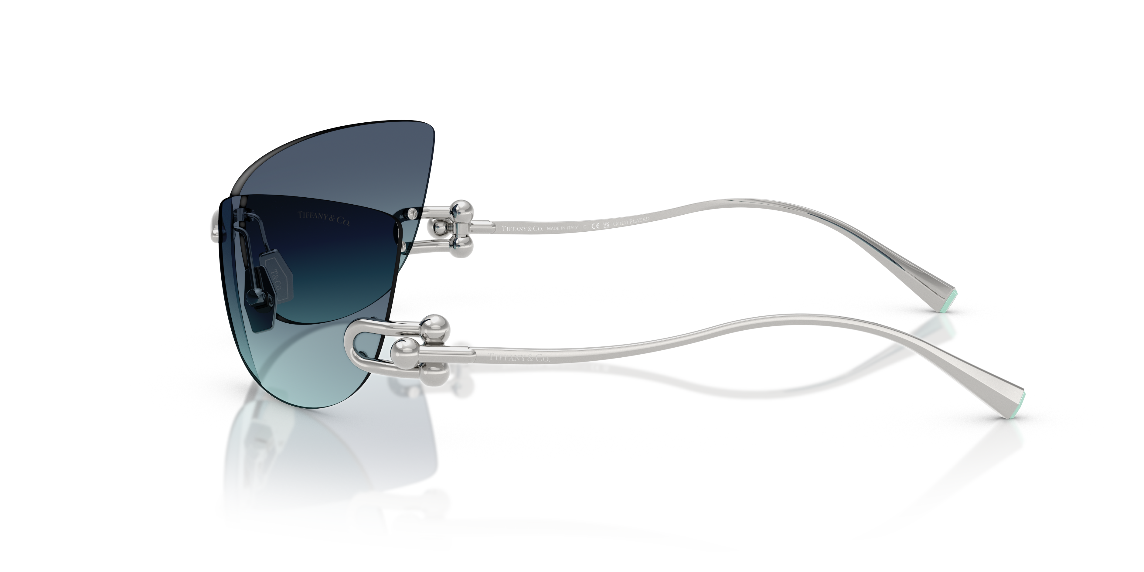 Occhiali da Sole Tiffany 0TF3112K Donna - Silver Gold Plated