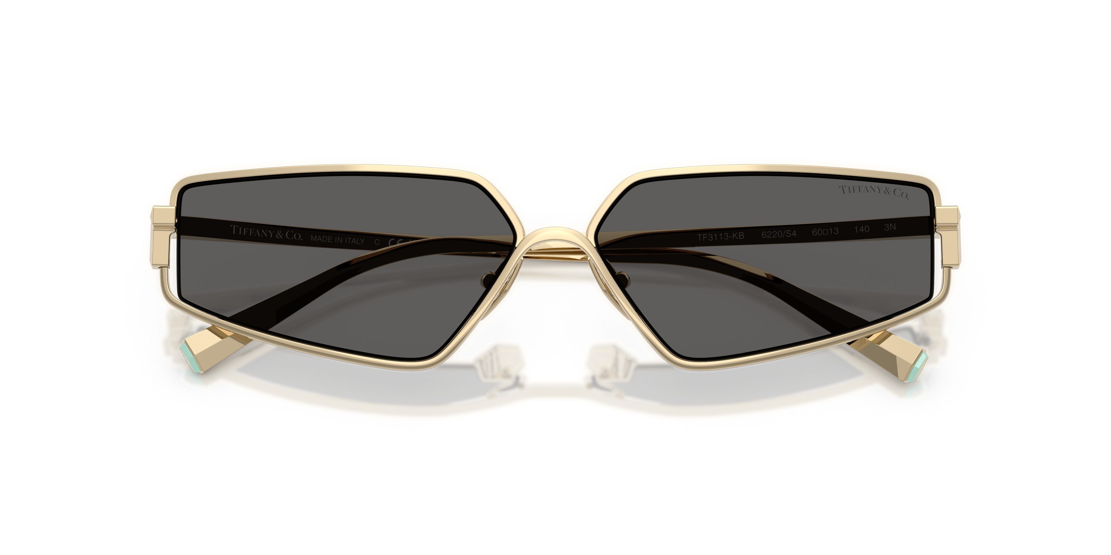 Occhiali da Sole Tiffany TF3113KB Pale Gold Plated Originali