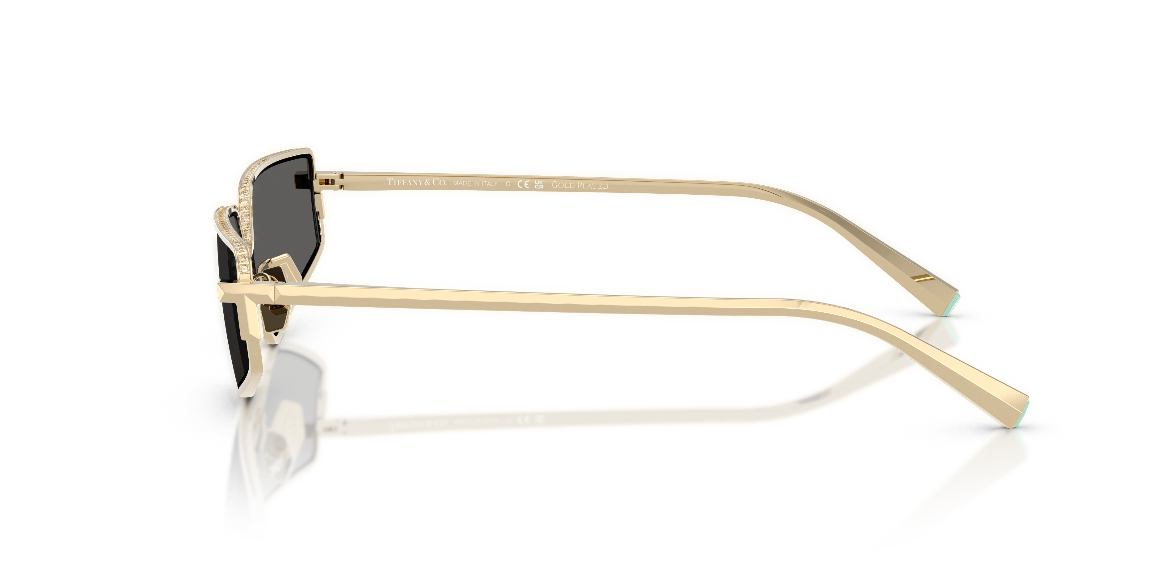Occhiali da Sole Tiffany TF3113KB Pale Gold Plated Originali