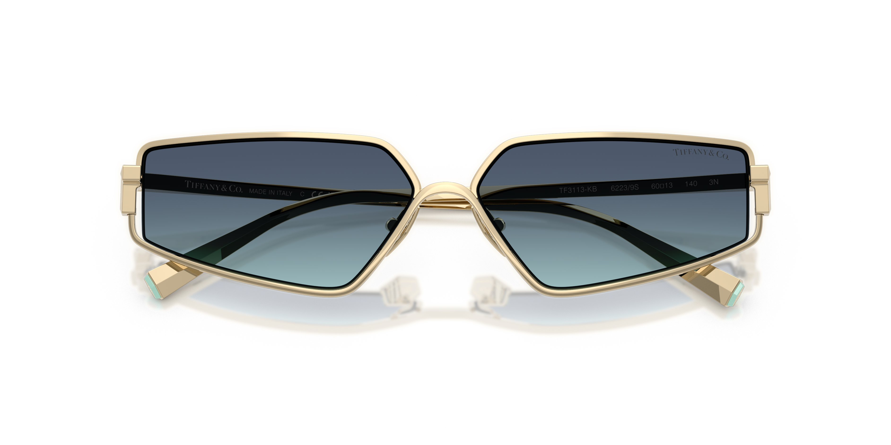 Occhiali da Sole Tiffany TF3113KB Pale Gold Plated Originali
