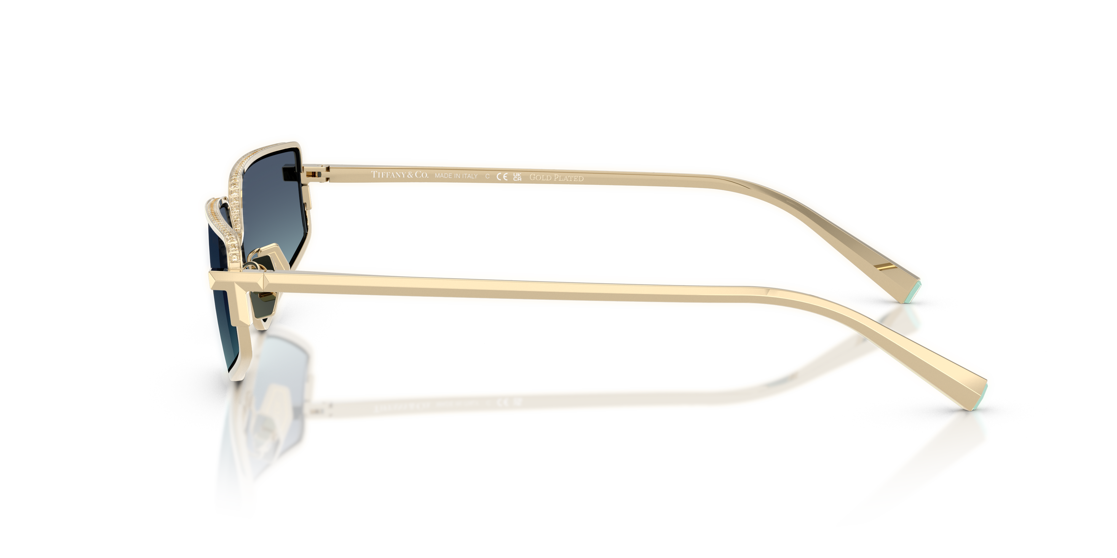 Occhiali da Sole Tiffany TF3113KB Pale Gold Plated Originali