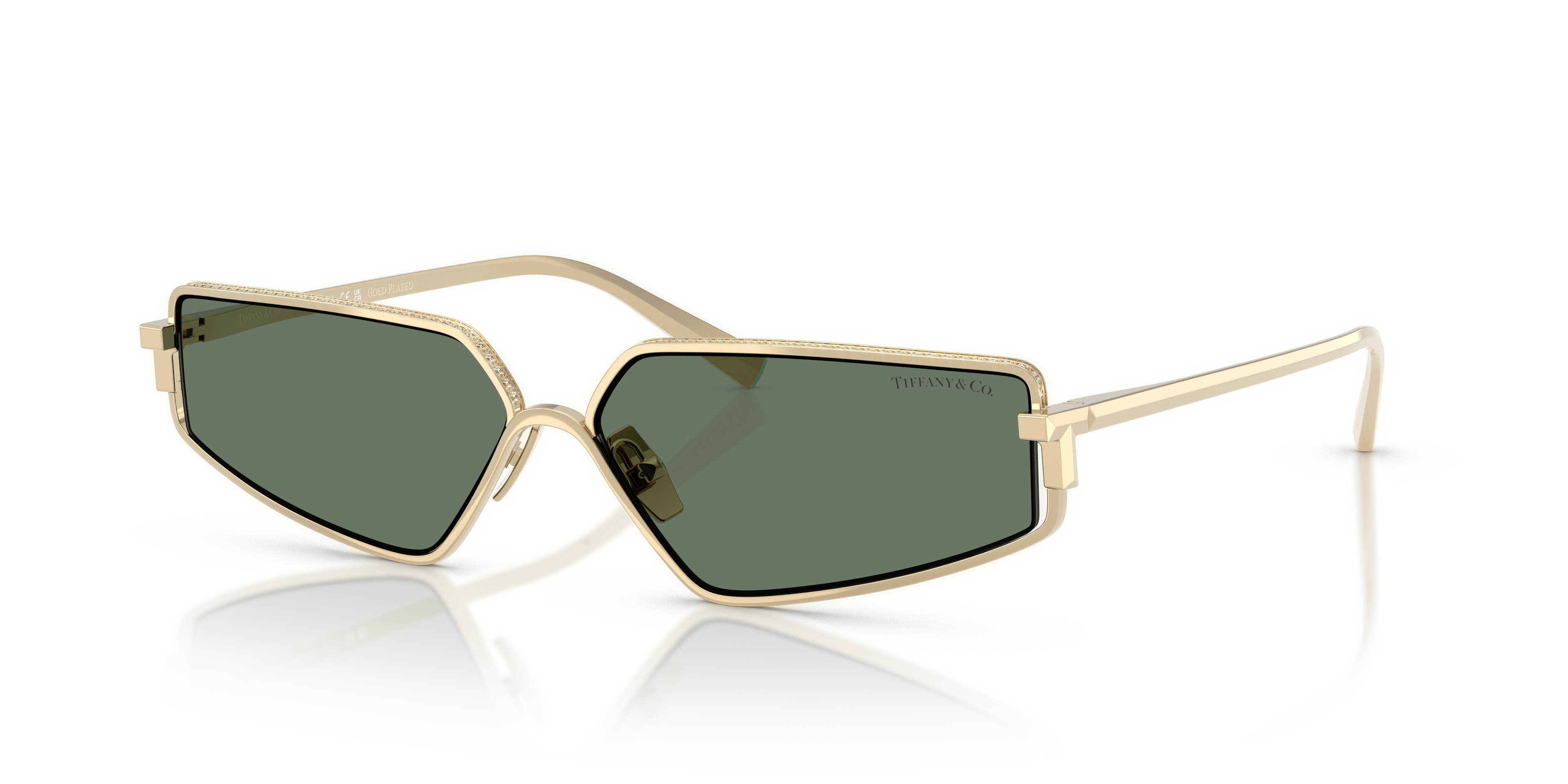 Occhiali da Sole Tiffany TF3113KB Pale Gold Plated Originali