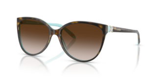Occhiali da Sole Tiffany Donna TF4089B Havana Blu | Eleganza Originale