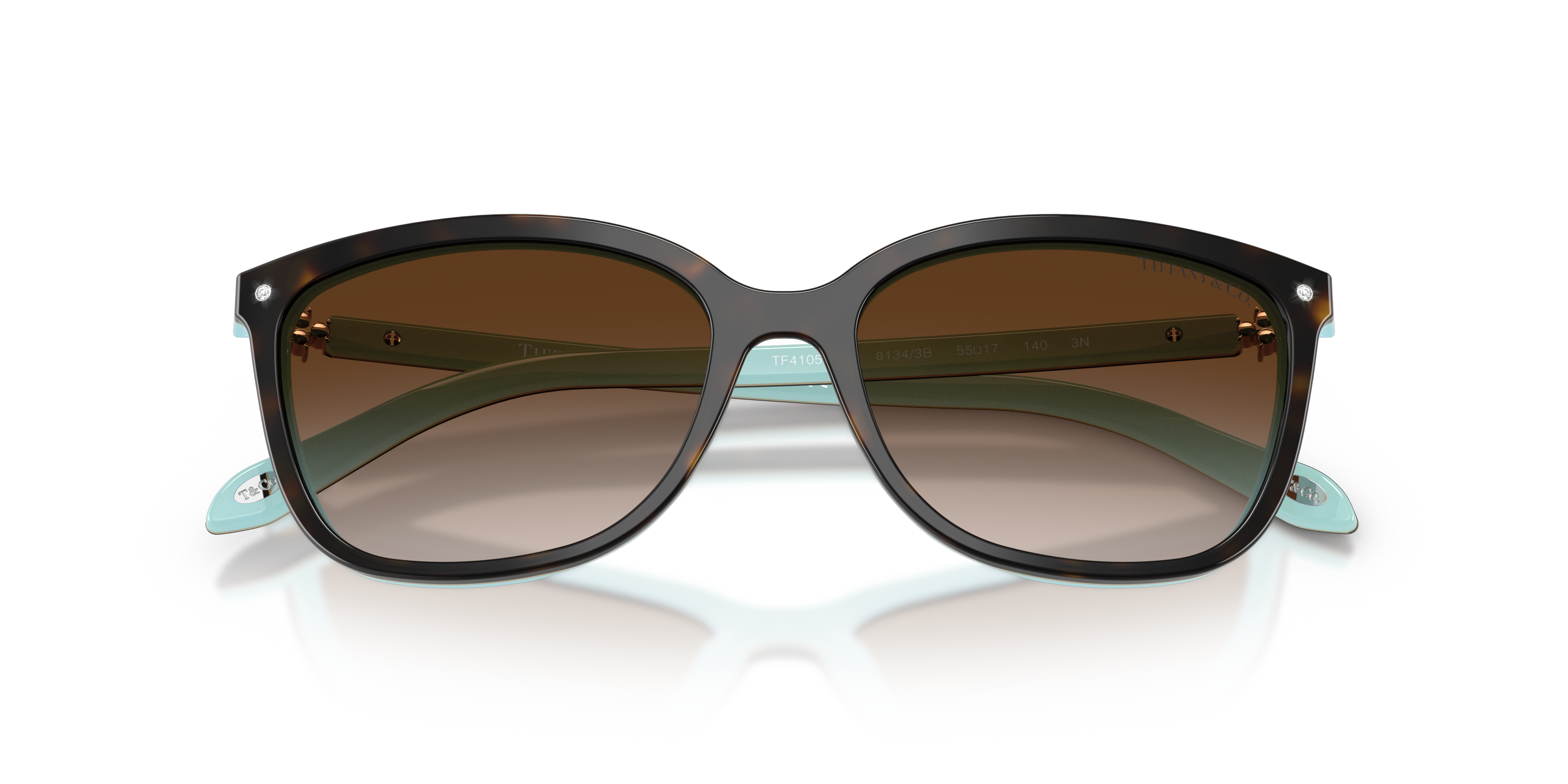 Occhiali da Sole Tiffany Donna 0TF4105HB Havana - Originali e Certific