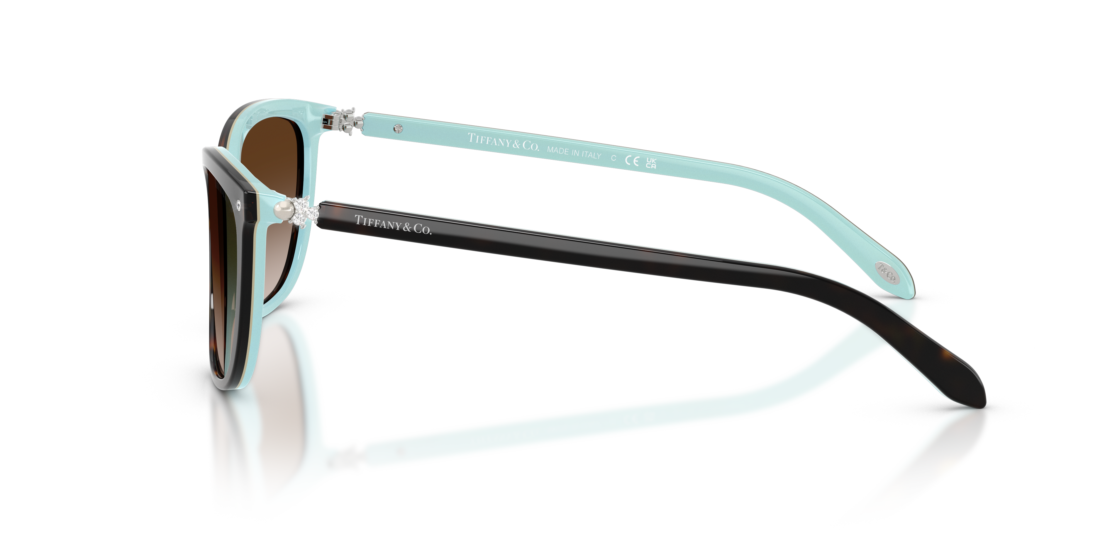 Occhiali da Sole Tiffany Donna 0TF4105HB Havana - Originali e Certific