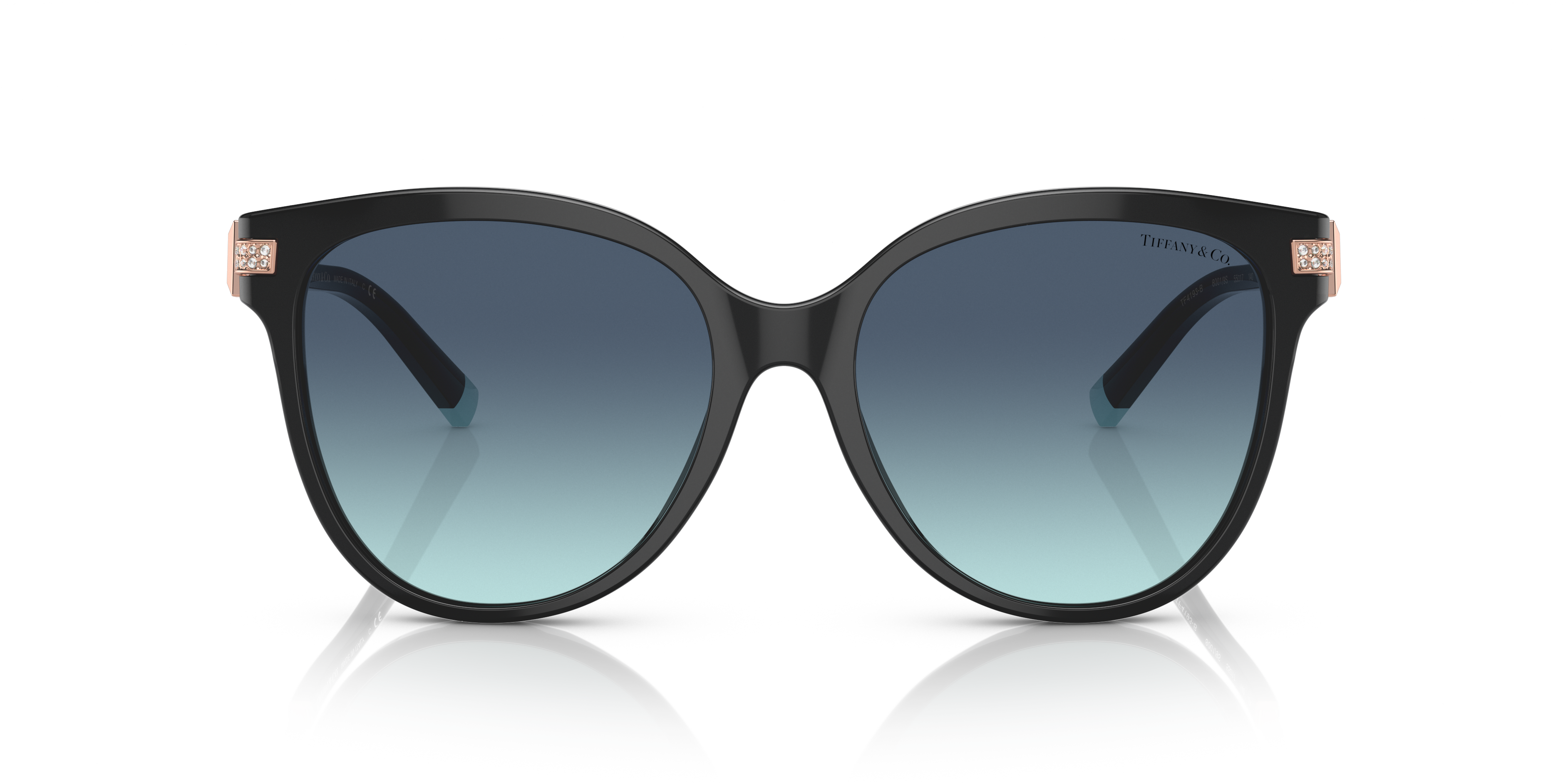 Occhiali da Sole Tiffany TF4193B Neri Donna - Eleganza Cat-Eye