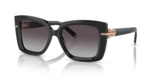 Occhiali da sole Tiffany donna neri TF4199 | Eleganza Cat-Eye