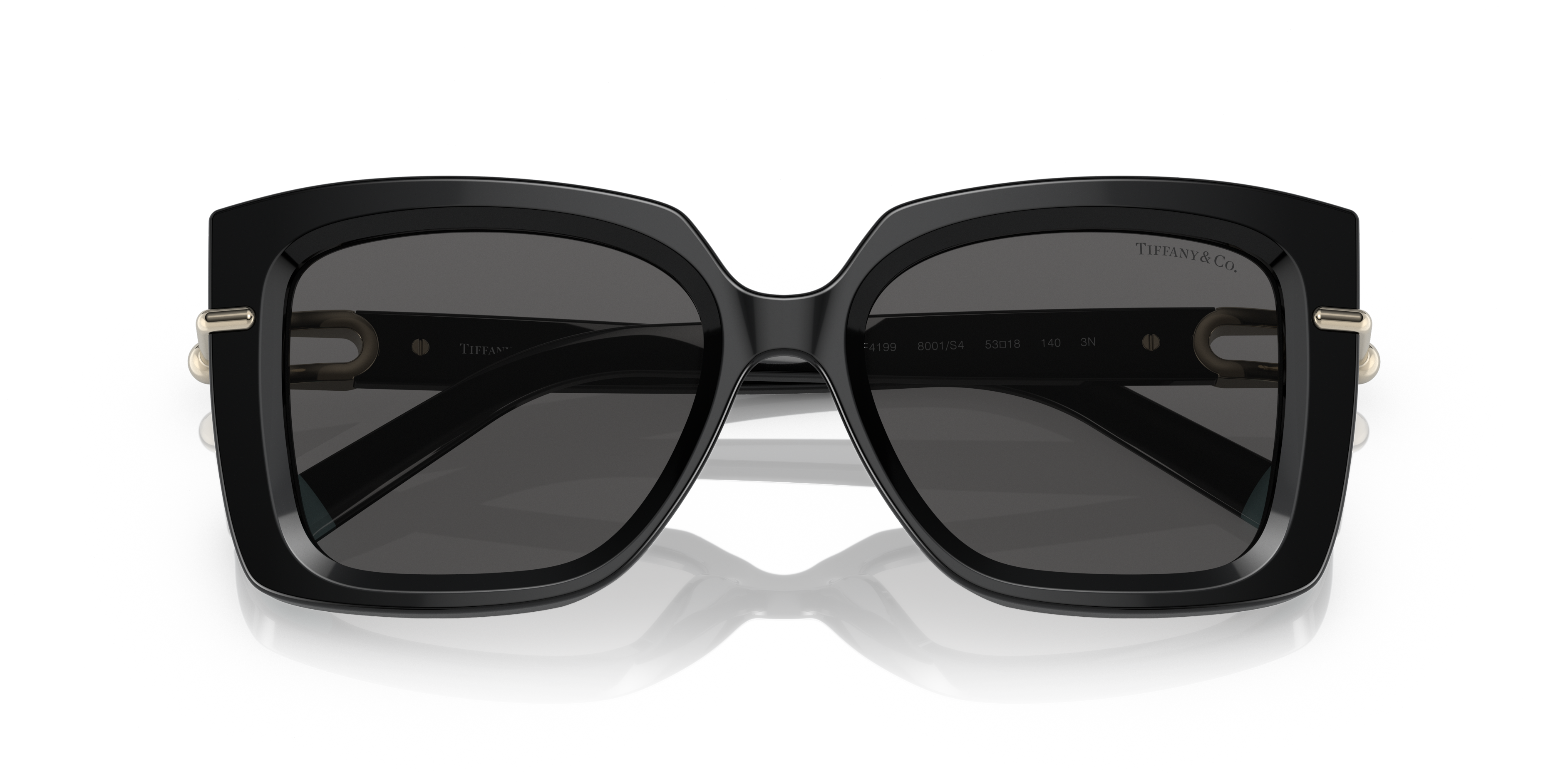 Occhiali da sole Tiffany donna neri TF4199 | Eleganza Cat-Eye