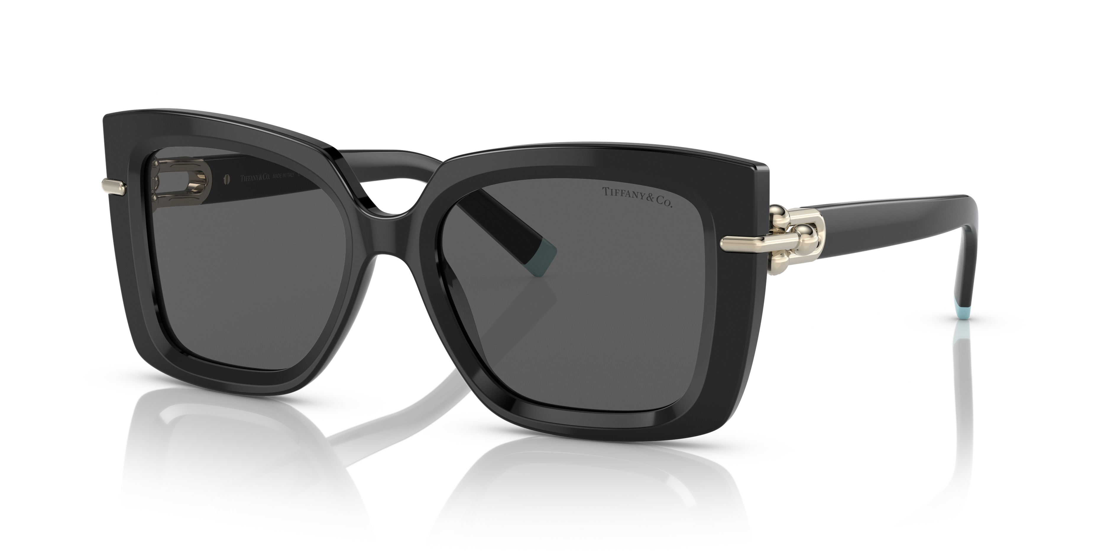 Occhiali da sole Tiffany donna neri TF4199 | Eleganza Cat-Eye