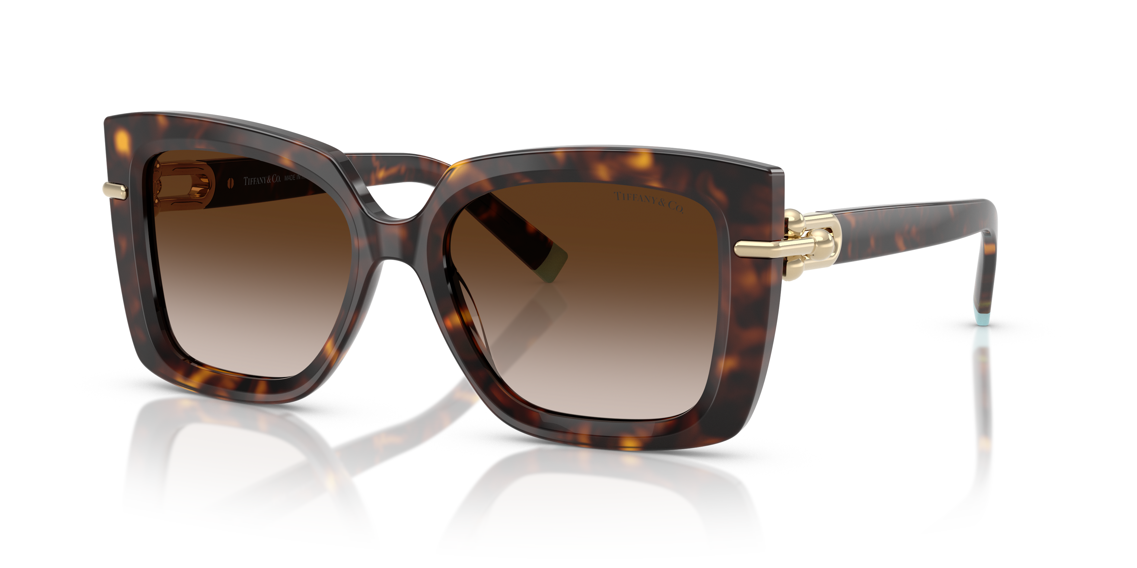 Occhiali da sole Tiffany donna neri TF4199 | Eleganza Cat-Eye