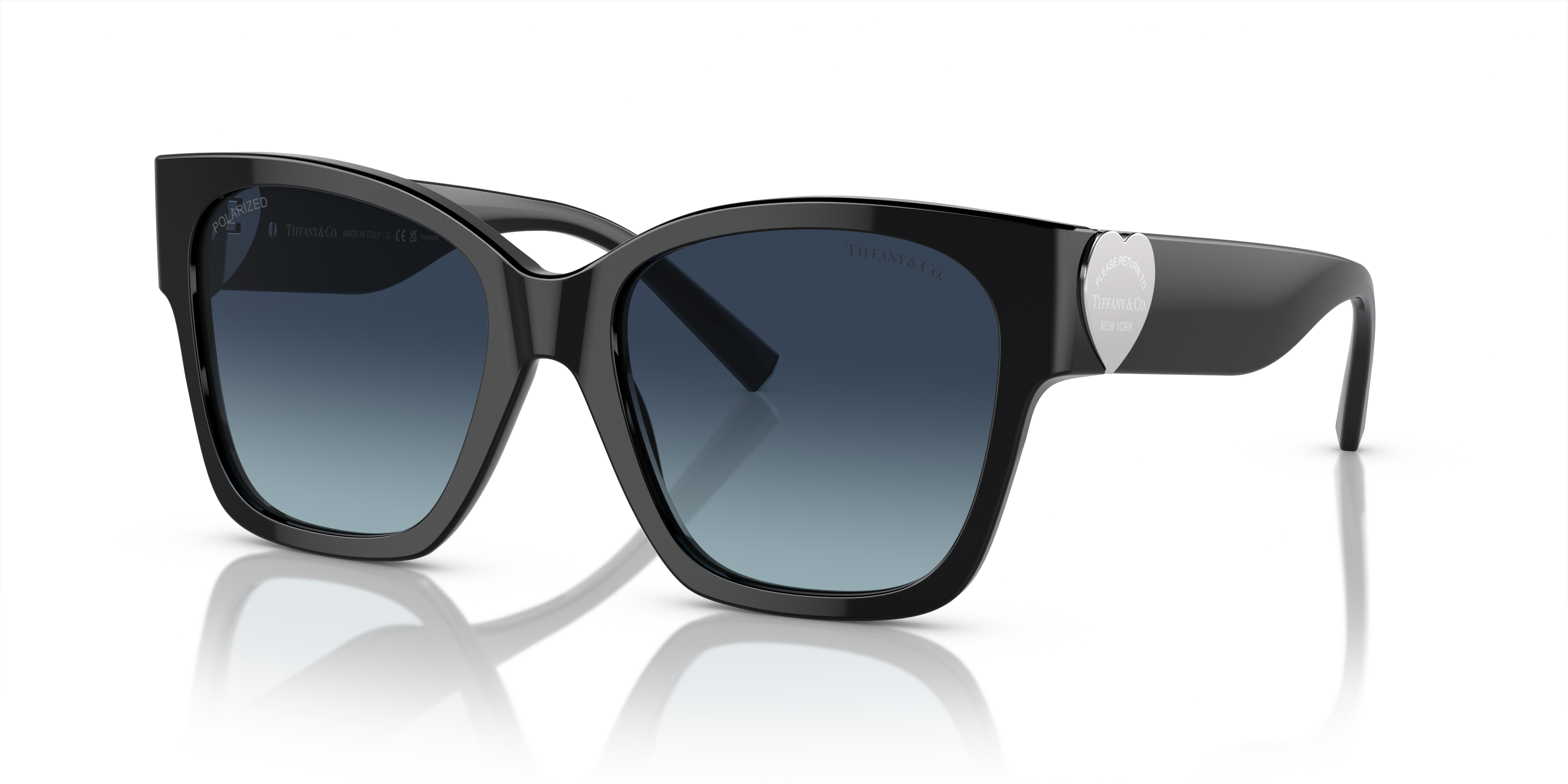 Occhiali da Sole Tiffany Donna TF4216 Neri - Eleganza Cat-Eye Original