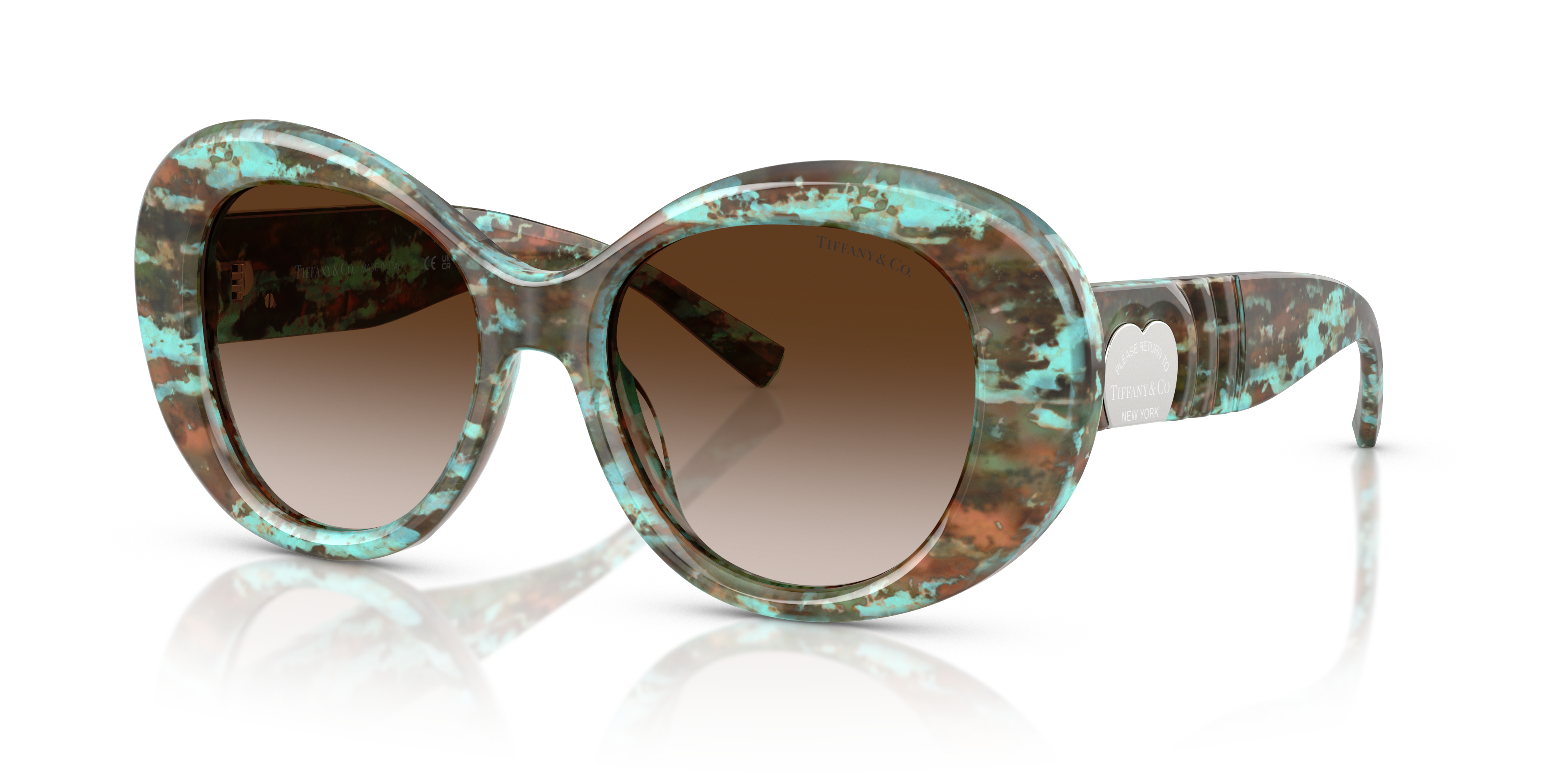 Occhiali da Sole Tiffany TF4228 Donna - Azzurro Opalino Originali