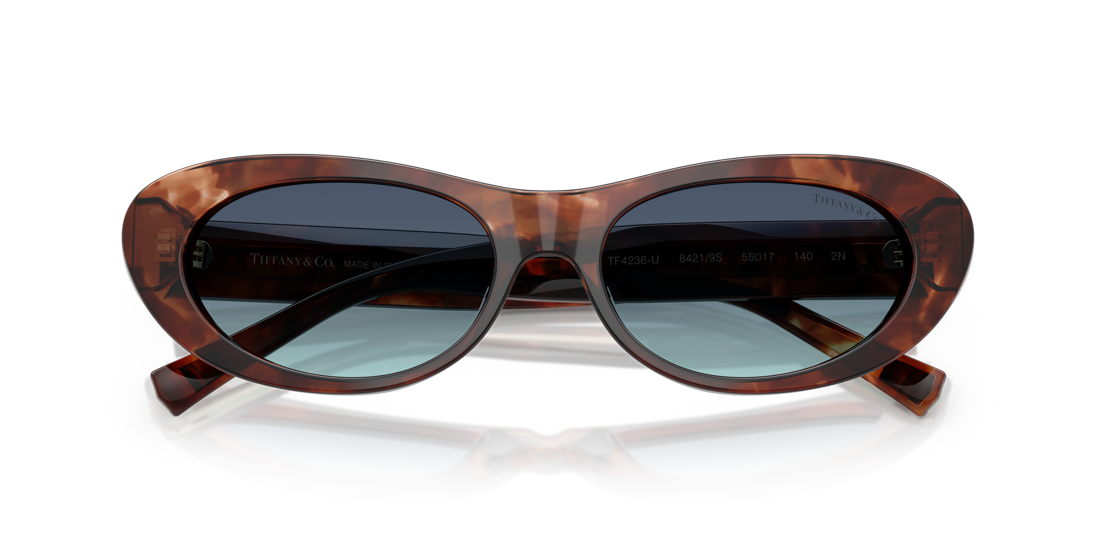 Occhiali da Sole Tiffany 0TF4236U Spotted Brown Havana Donna