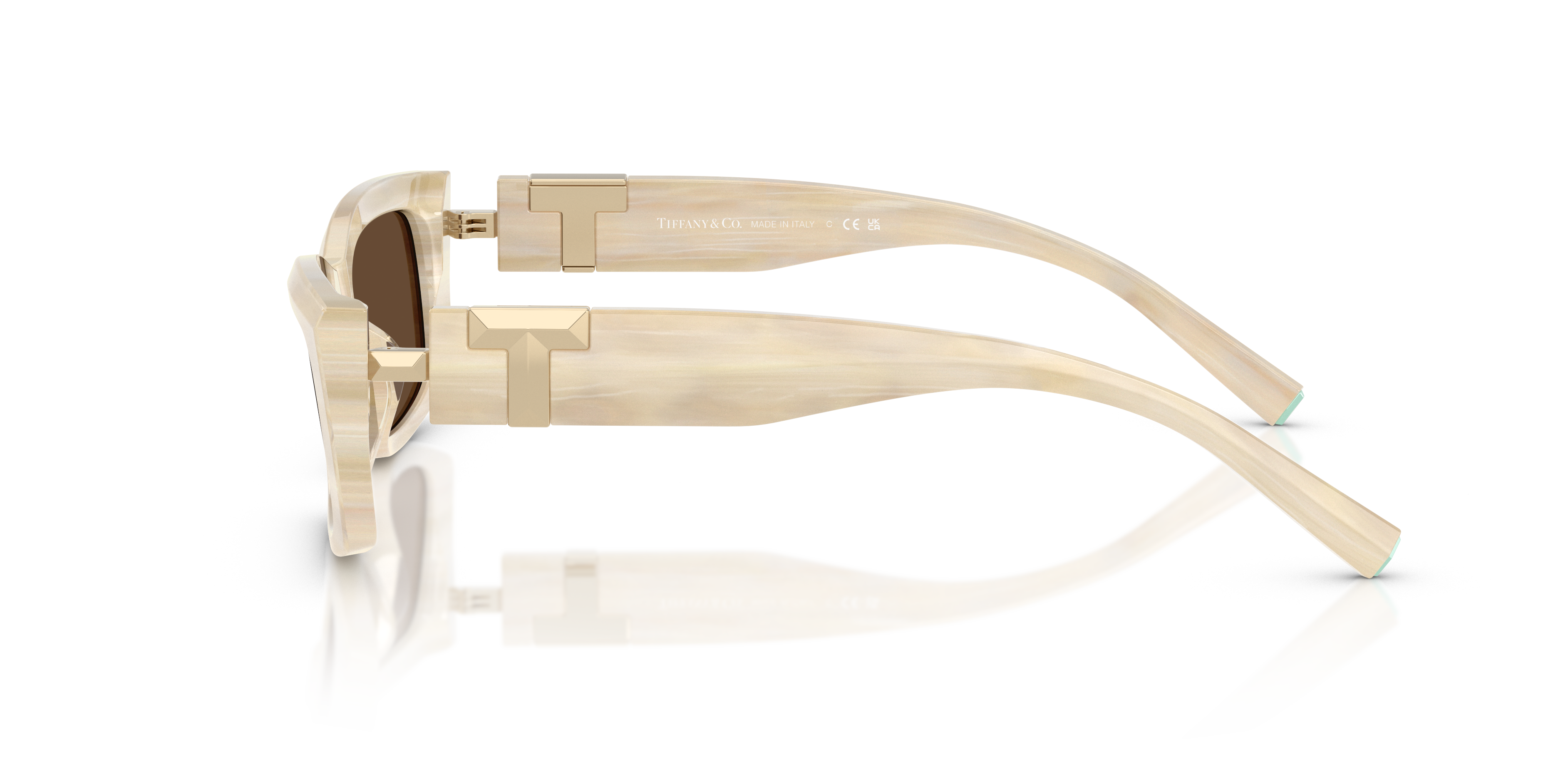 Occhiali da Sole Tiffany TF4240U Donna Striped Ivory