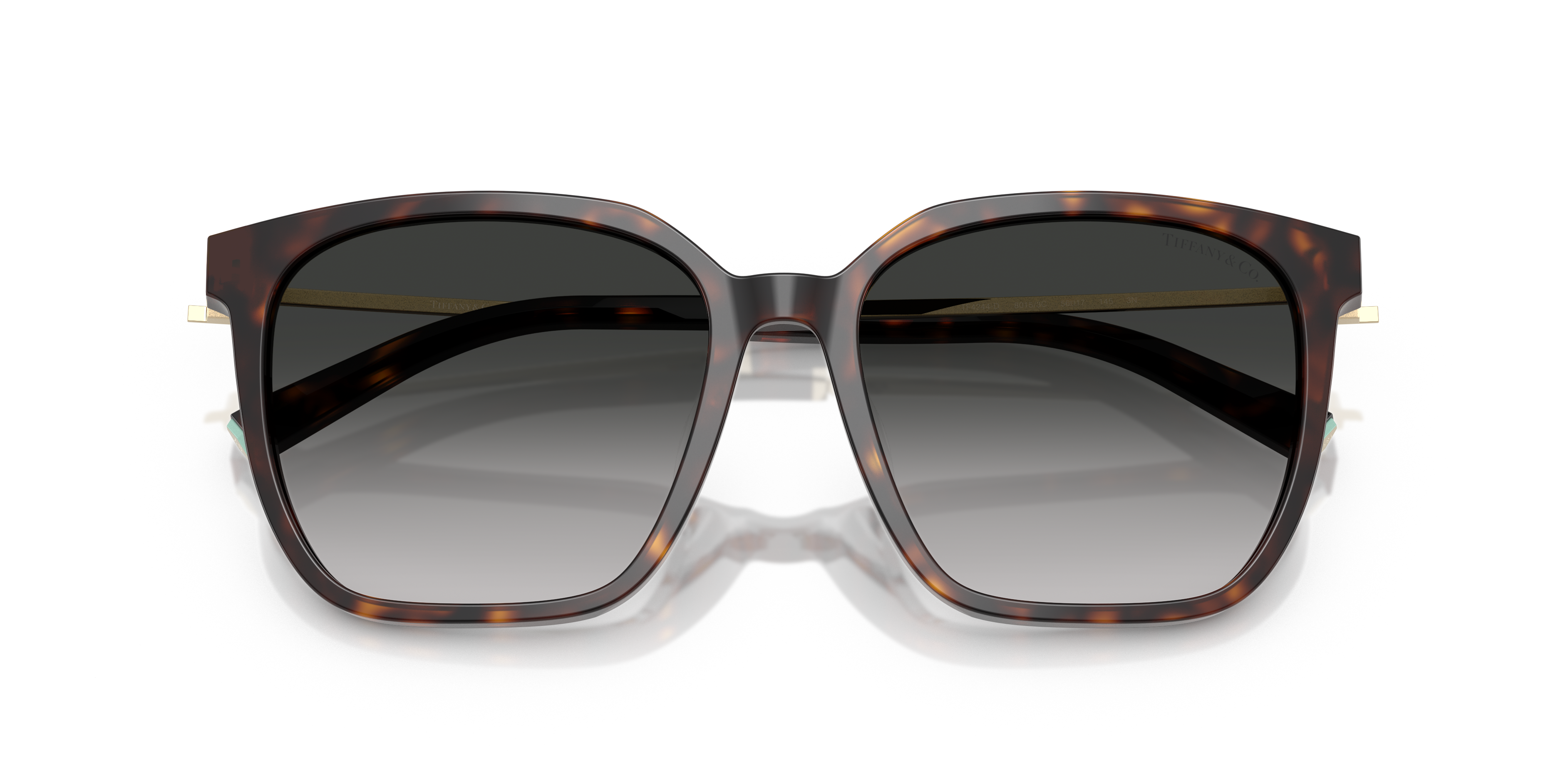 Occhiali da sole Tiffany TF4244D donna colore Opal Nude, con astuccio azzurro Tiffany