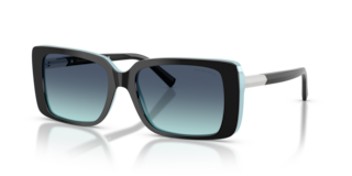 Tiffany TF4249 Black On Tiffany Blue - Occhiali da Sole Donna Neri