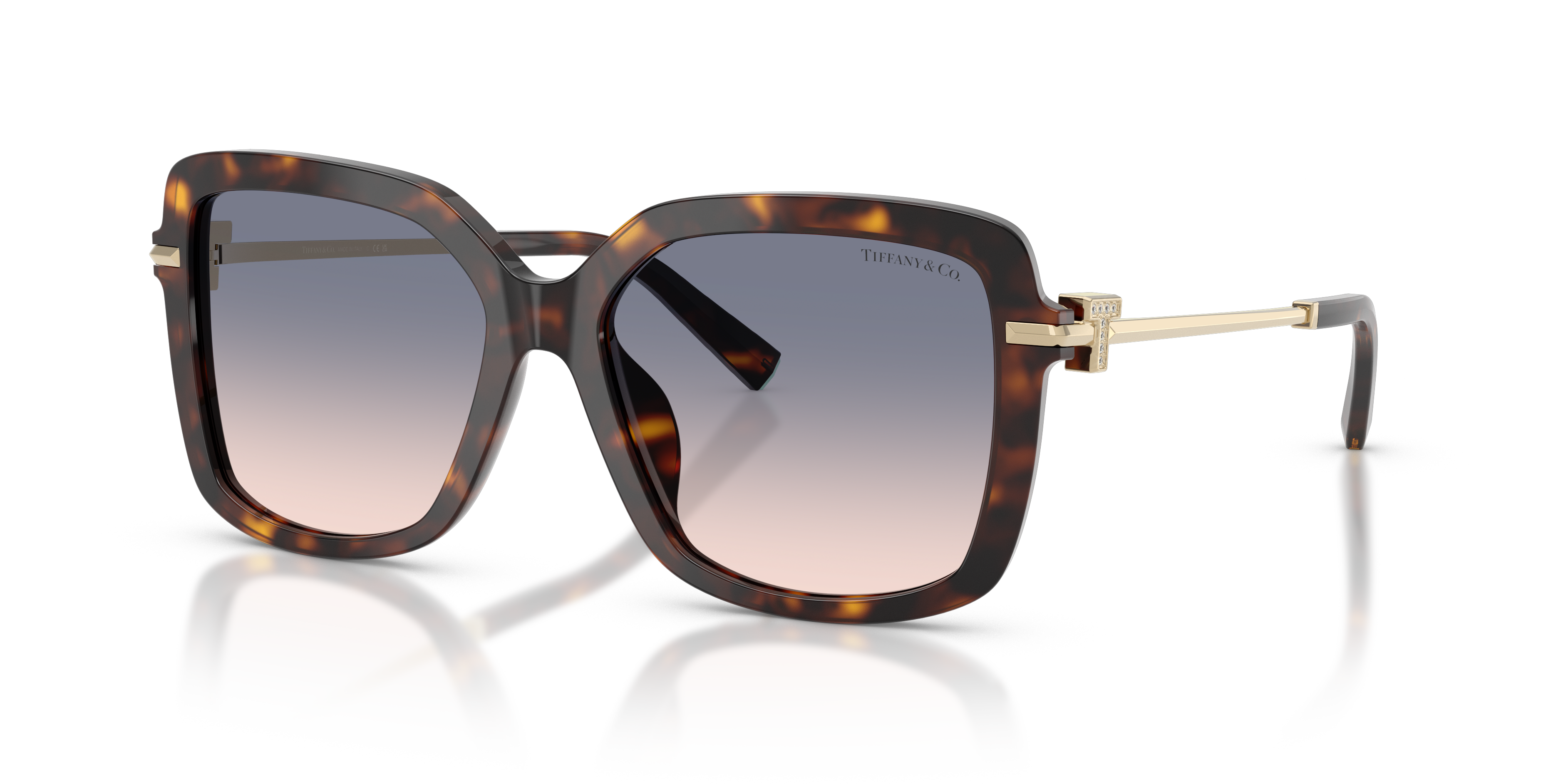 Occhiali da Sole Tiffany Donna Neri TF4252B Originali