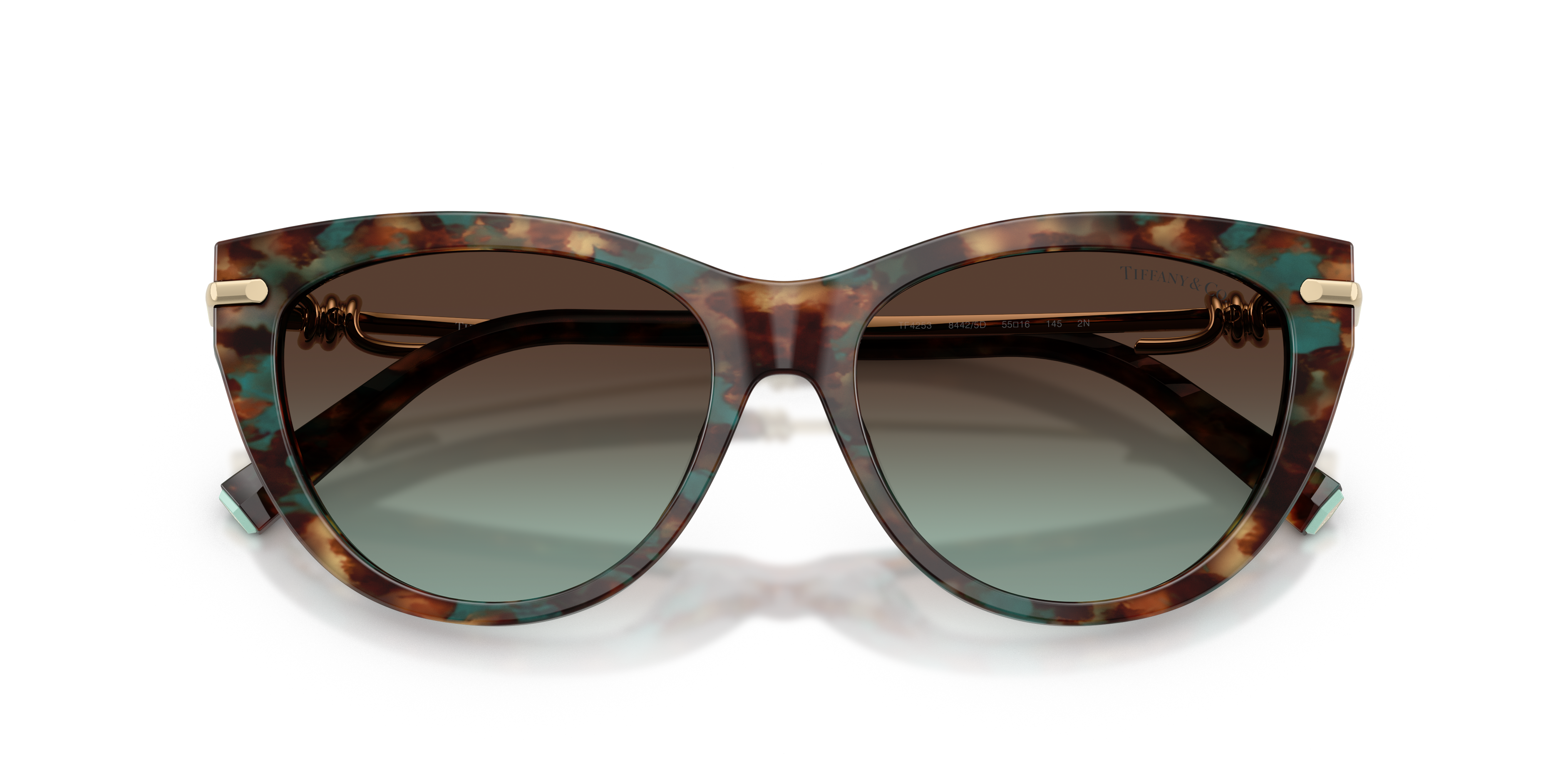Occhiali da Sole Tiffany TF4253 Donna Black On Tiffany Blue