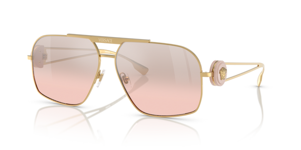 Occhiali da Sole Versace Uomo Oro VE2269 Gold - Stile Iconico