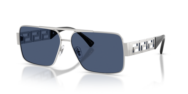 Occhiali da Sole Uomo Versace VE2290 Silver Originali - Stile Iconico