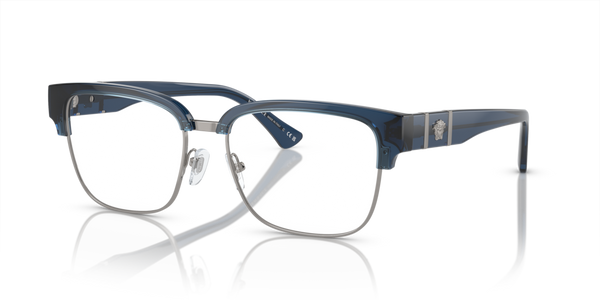 Occhiali da Vista Uomo Versace VE3348 Blu Trasparente - Autentici