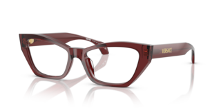 Versace 0VE3373U Occhiali da Vista Donna - Transparent Bordeaux
