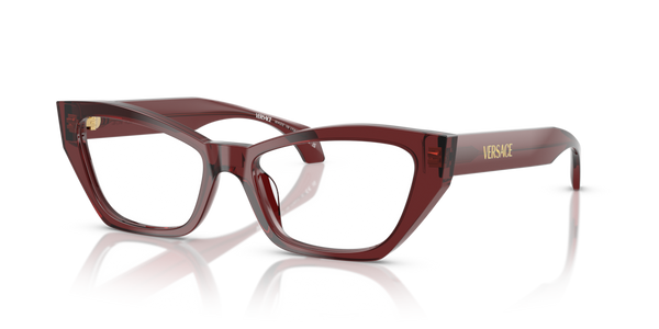 Versace 0VE3373U Occhiali da Vista Donna - Transparent Bordeaux