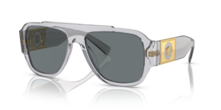 Occhiali da Sole Uomo Versace VE4436U Transparent Grey | Stile Audace