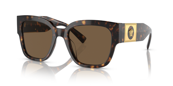 Versace VE4437U Havana Donna: Occhiali da Sole Originali