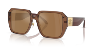 Occhiali da Sole Versace VE4472D Donna Marrone Trasparente Originali