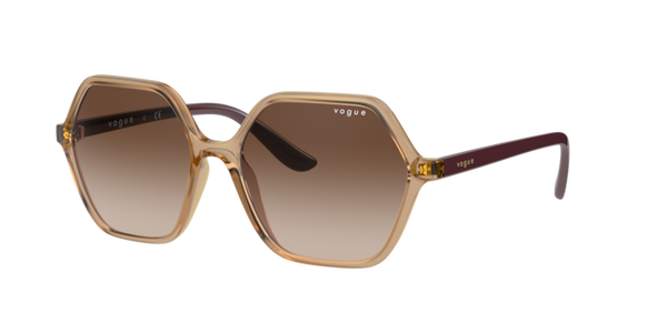 Occhiali da Sole Vogue VO5361S Donna - Caramello Trasparente Originali