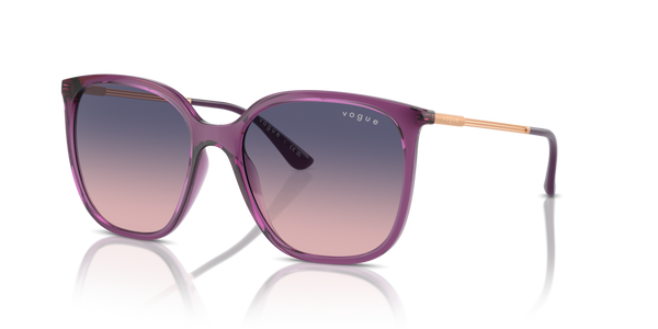 Occhiali da Sole Donna Vogue VO5564S Viola Trasparente - Stile Unico