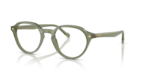 Vogue Eyewear 0VO5598 Uomo - Occhiali da Vista Verde Trasparente