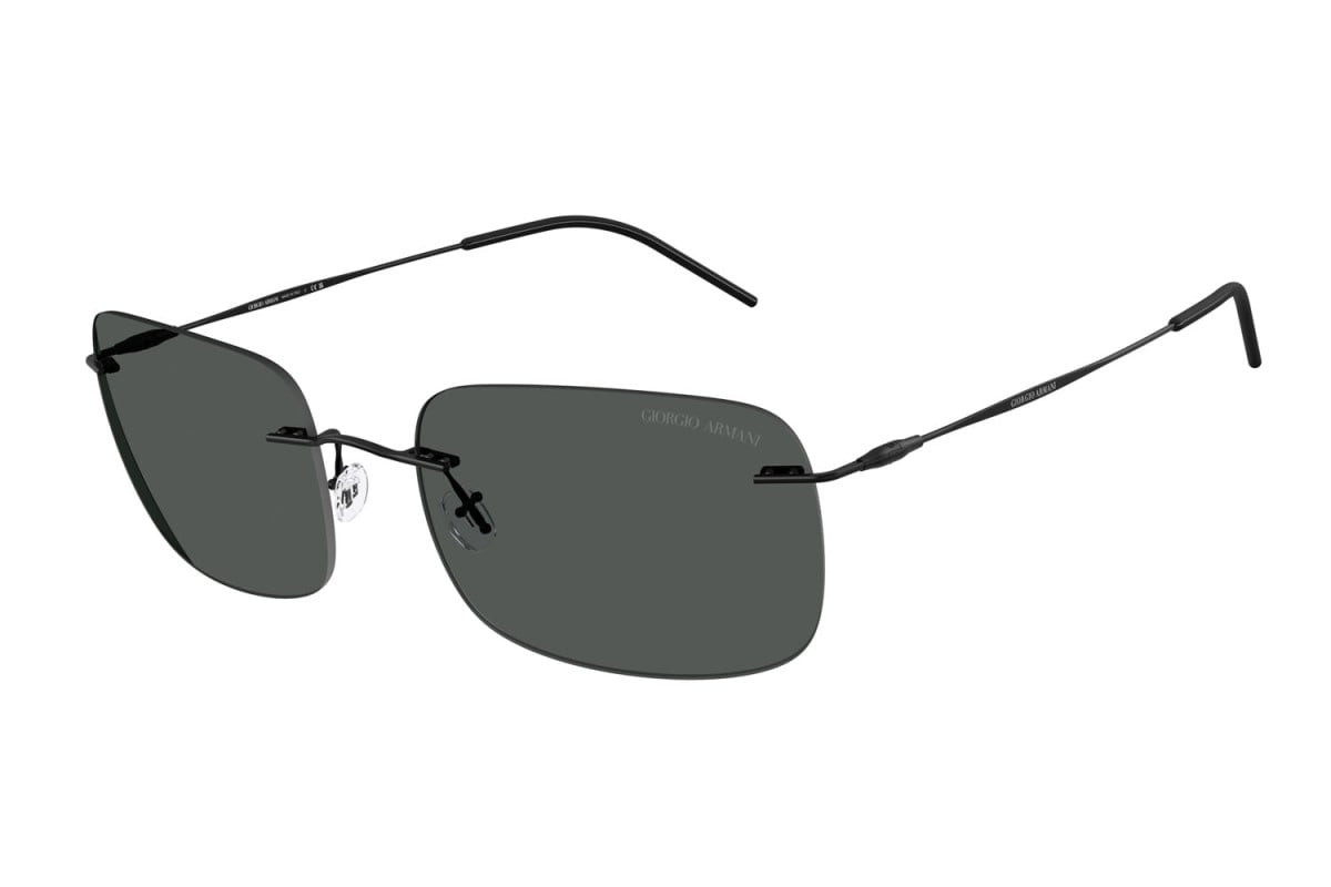 OCCHIALE DA SOLE UOMO | GIORGIO ARMANI AR 1512M - 300187 NERO OPACO - CALIBRO 58