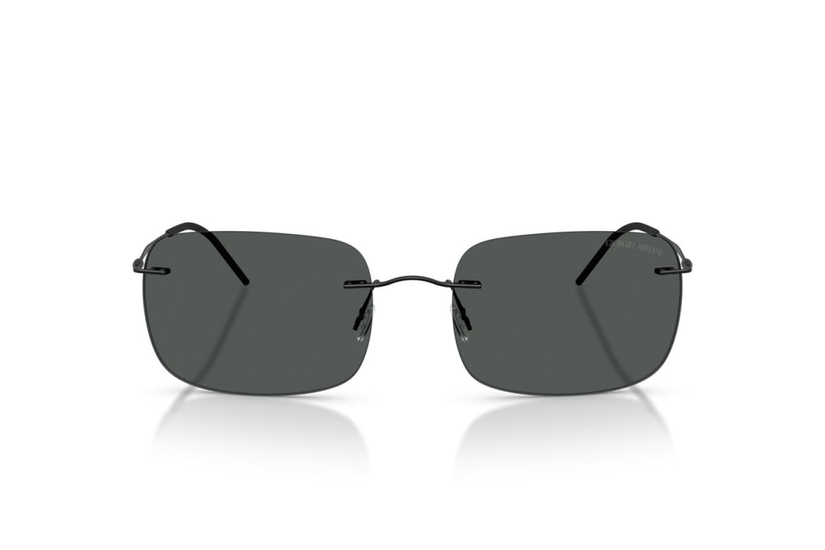 OCCHIALE DA SOLE UOMO | GIORGIO ARMANI AR 1512M - 300187 NERO OPACO - CALIBRO 58